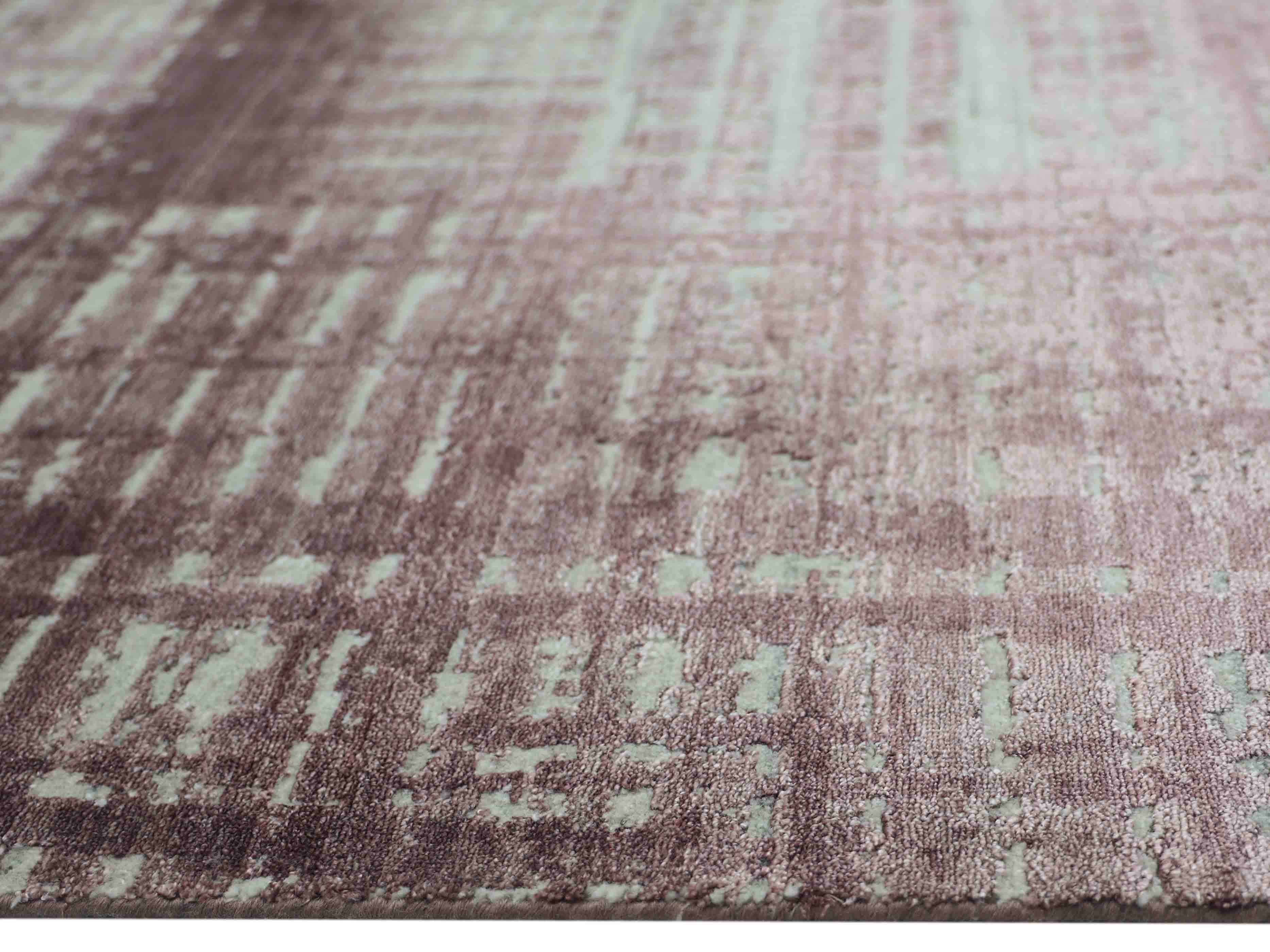 GEOLILITH | 8' x 10' FT | MODERN RUGS | IVORY/PINK COLOR
