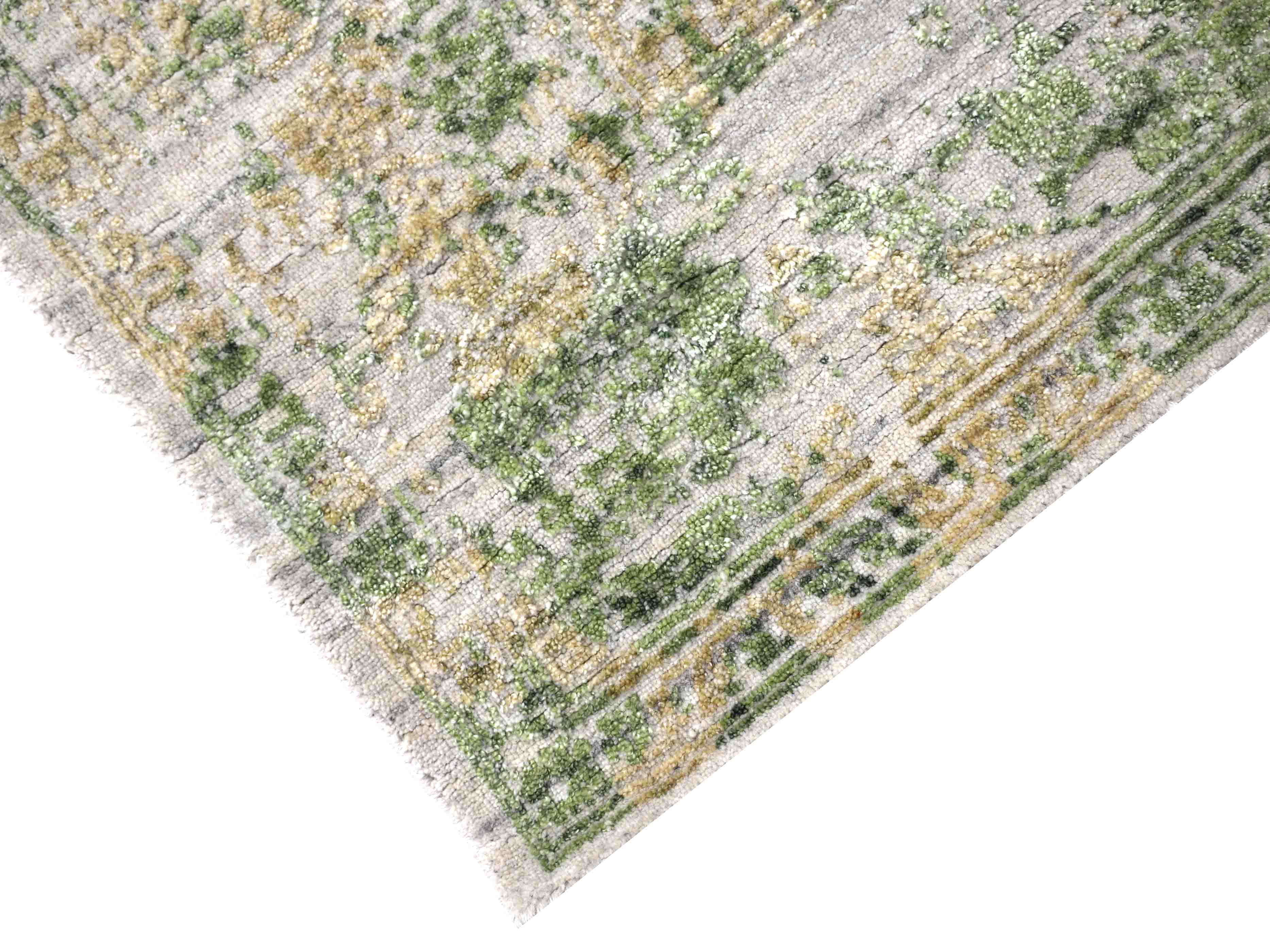 PRUDENCE | 6' x 9' FT | TRADITIONAL RUGS | IVORY/GREEN COLOR