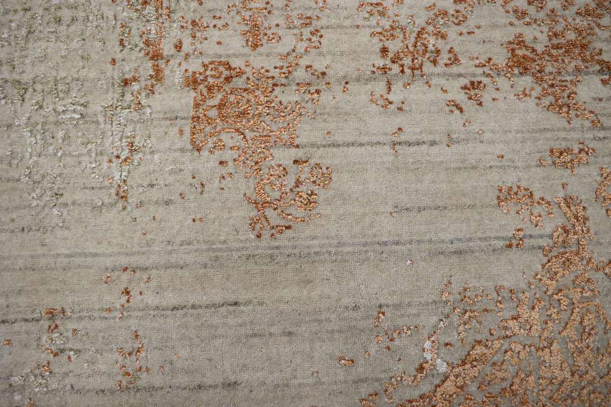 NURAY| 6' x 8' FT | TRANSITIONAL RUGS | IVORY ORANGE COLOR