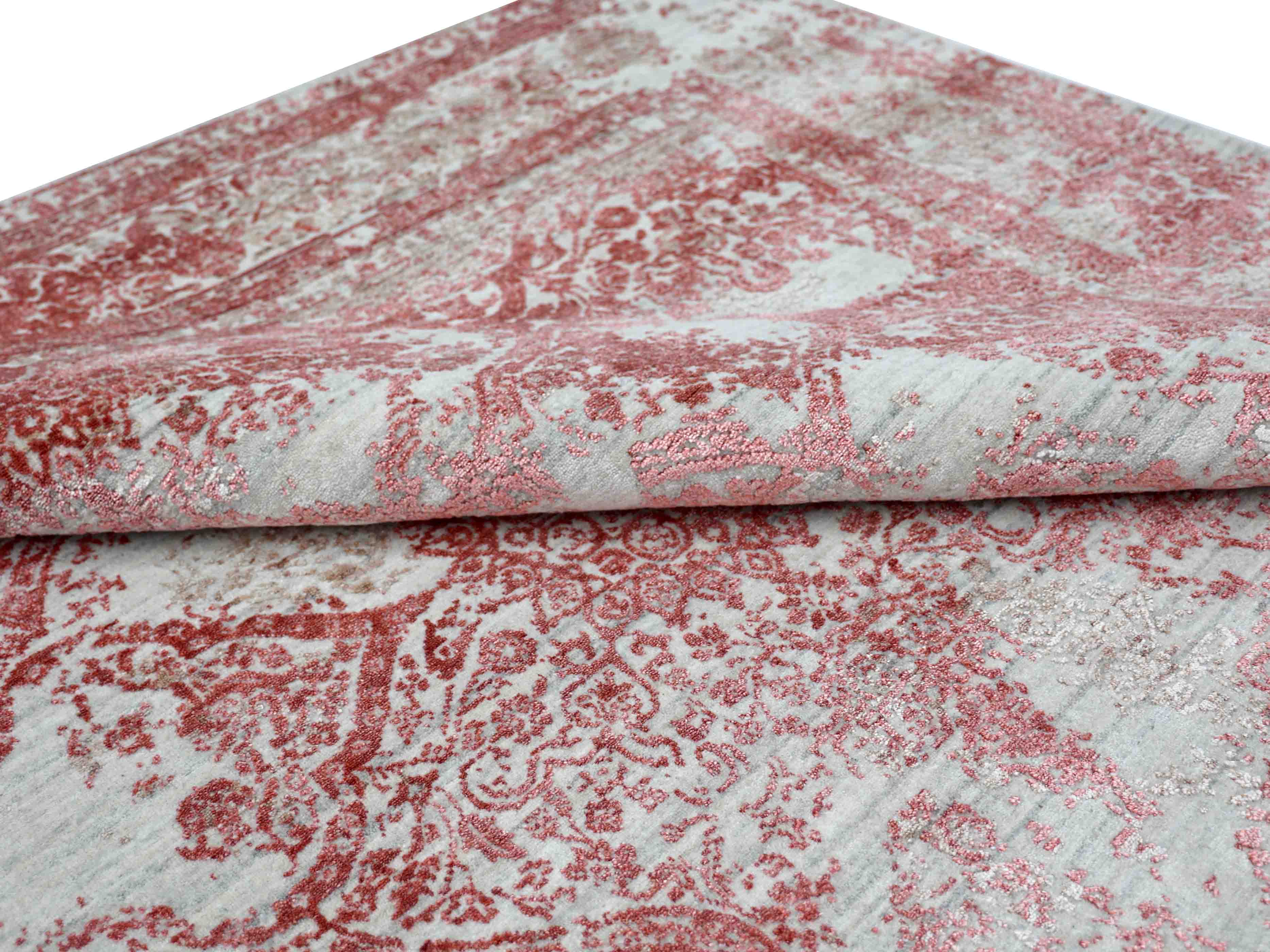 ROB | 8' x 10' FT | TRADITIONAL RUGS | IVORY/ PINK COLOR