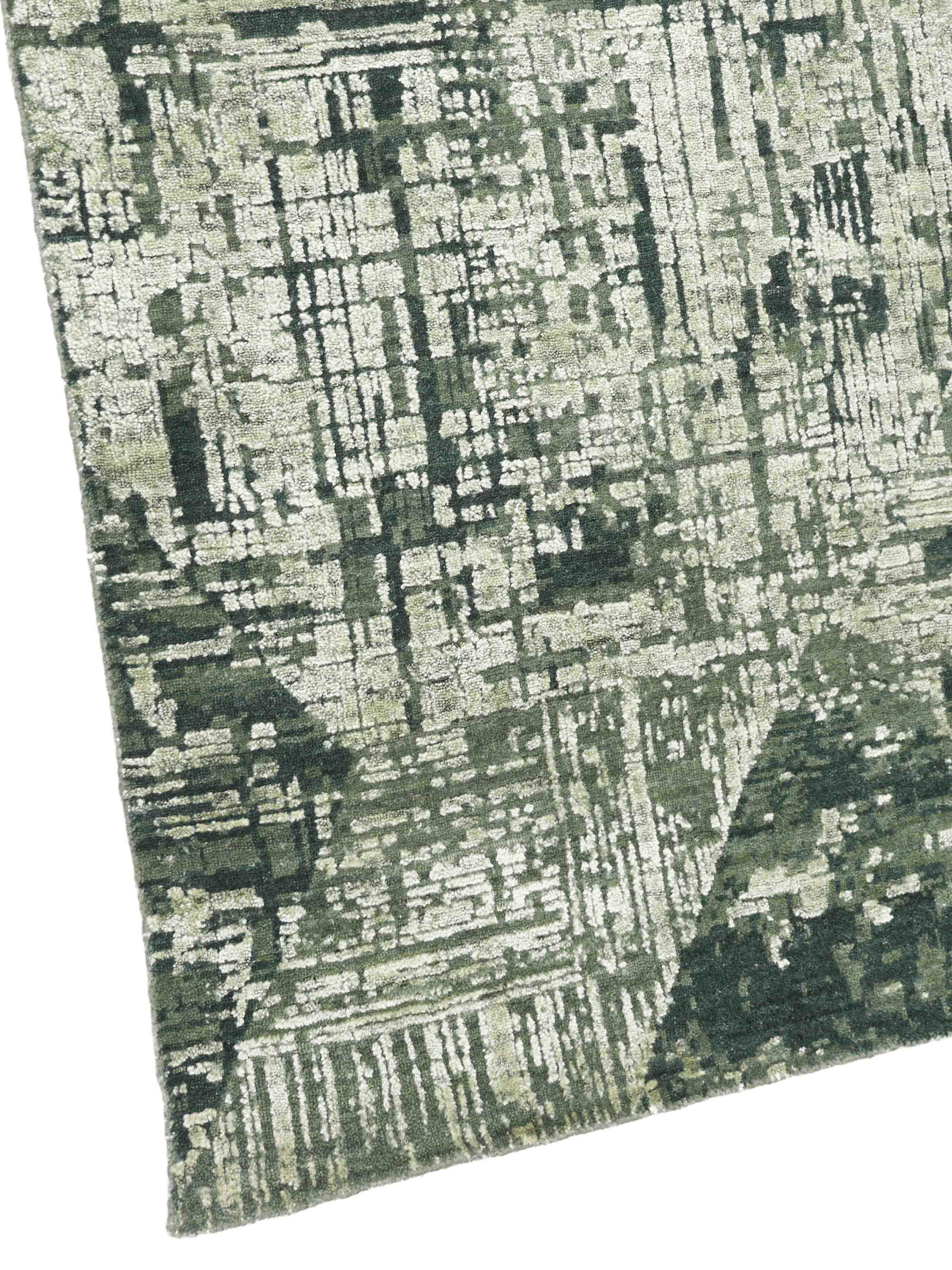 LINOAK | 8' x 10' FT | MODERN RUGS | DK GREEN COLOR