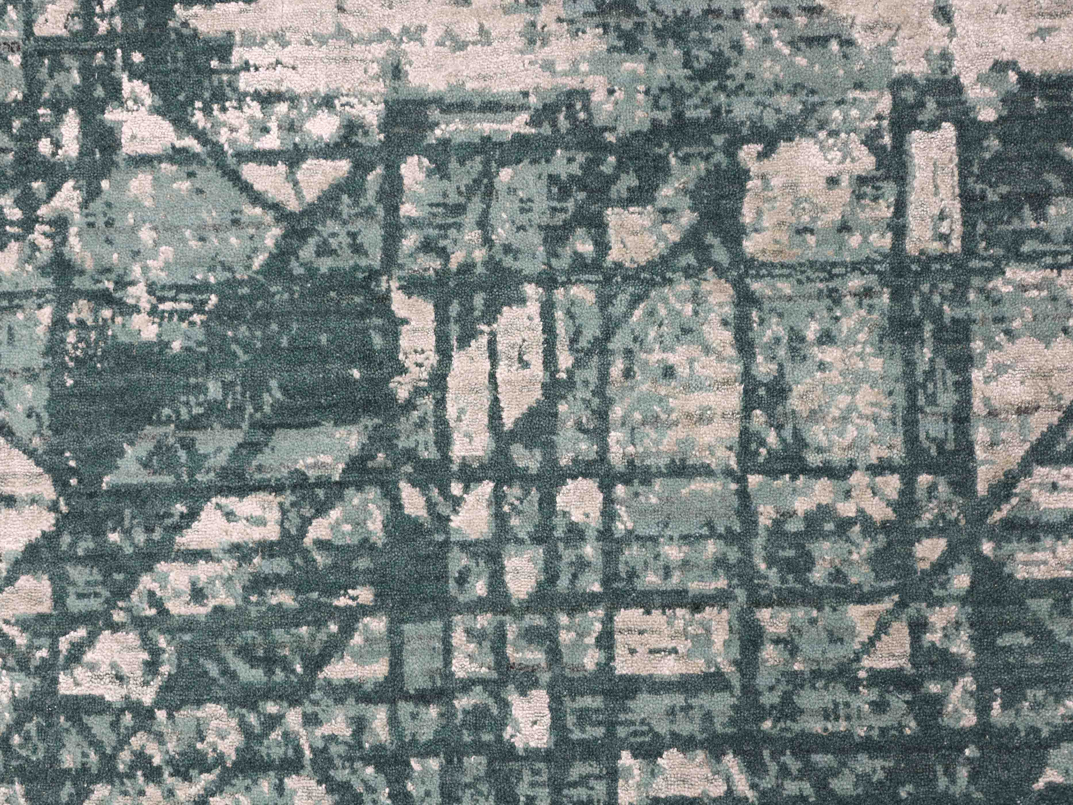 TURQLINEA | 8' x 10' FT | MODERN RUGS | BLUE/GREEN COLOR