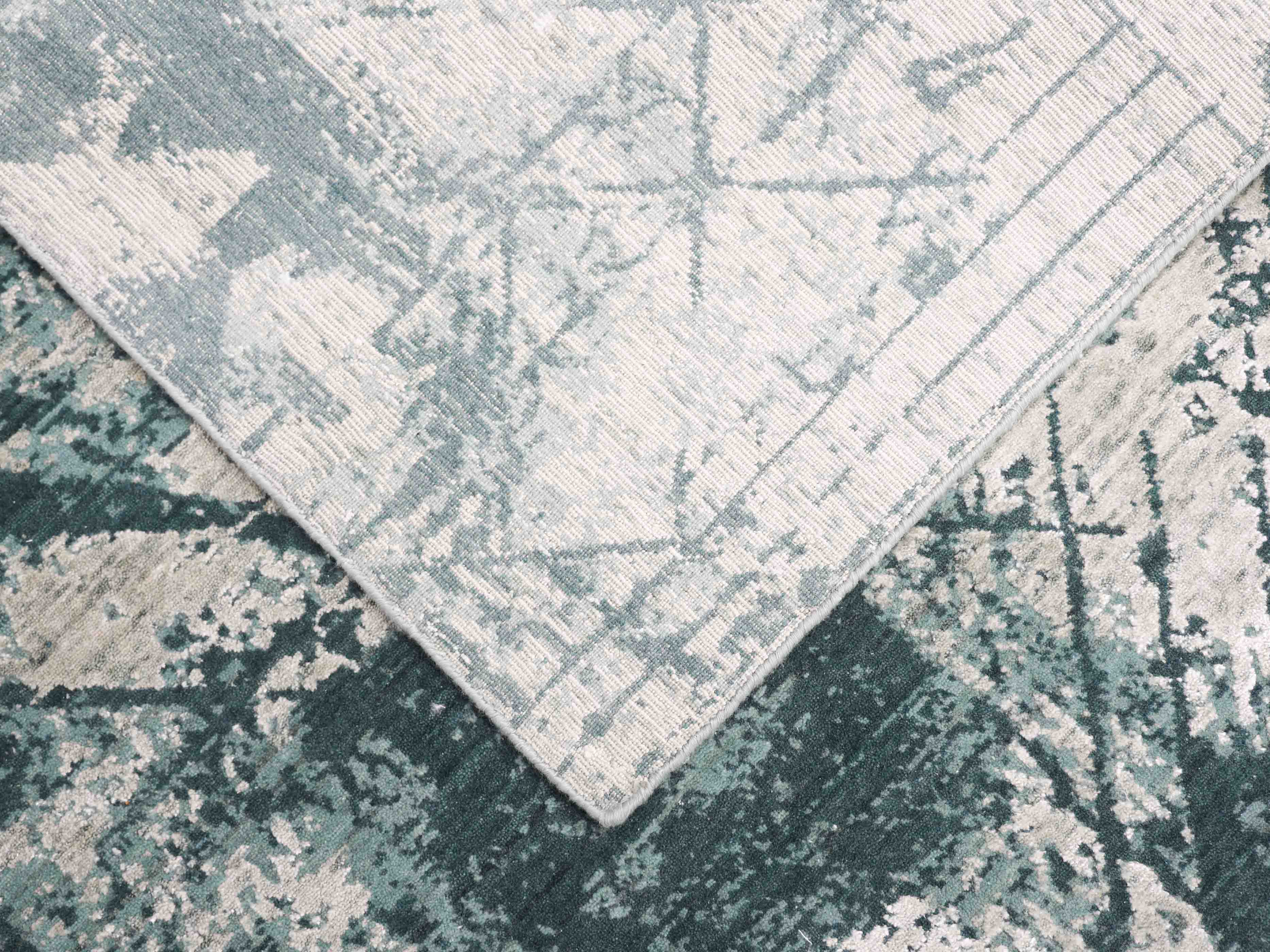 TURQLINEA | 8' x 10' FT | MODERN RUGS | BLUE/GREEN COLOR