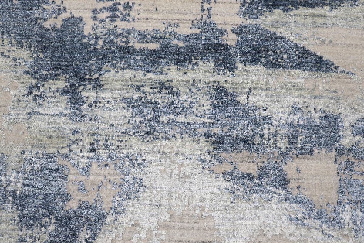 BLU IVY | 6' x 9' FT | MODERN RUGS | IVORY BLUE COLOR