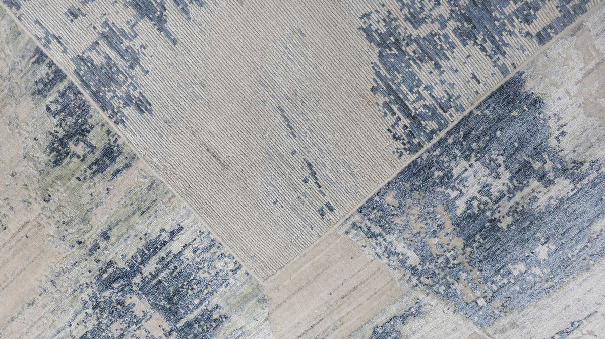 BLU IVY | 6' x 9' FT | MODERN RUGS | IVORY BLUE COLOR