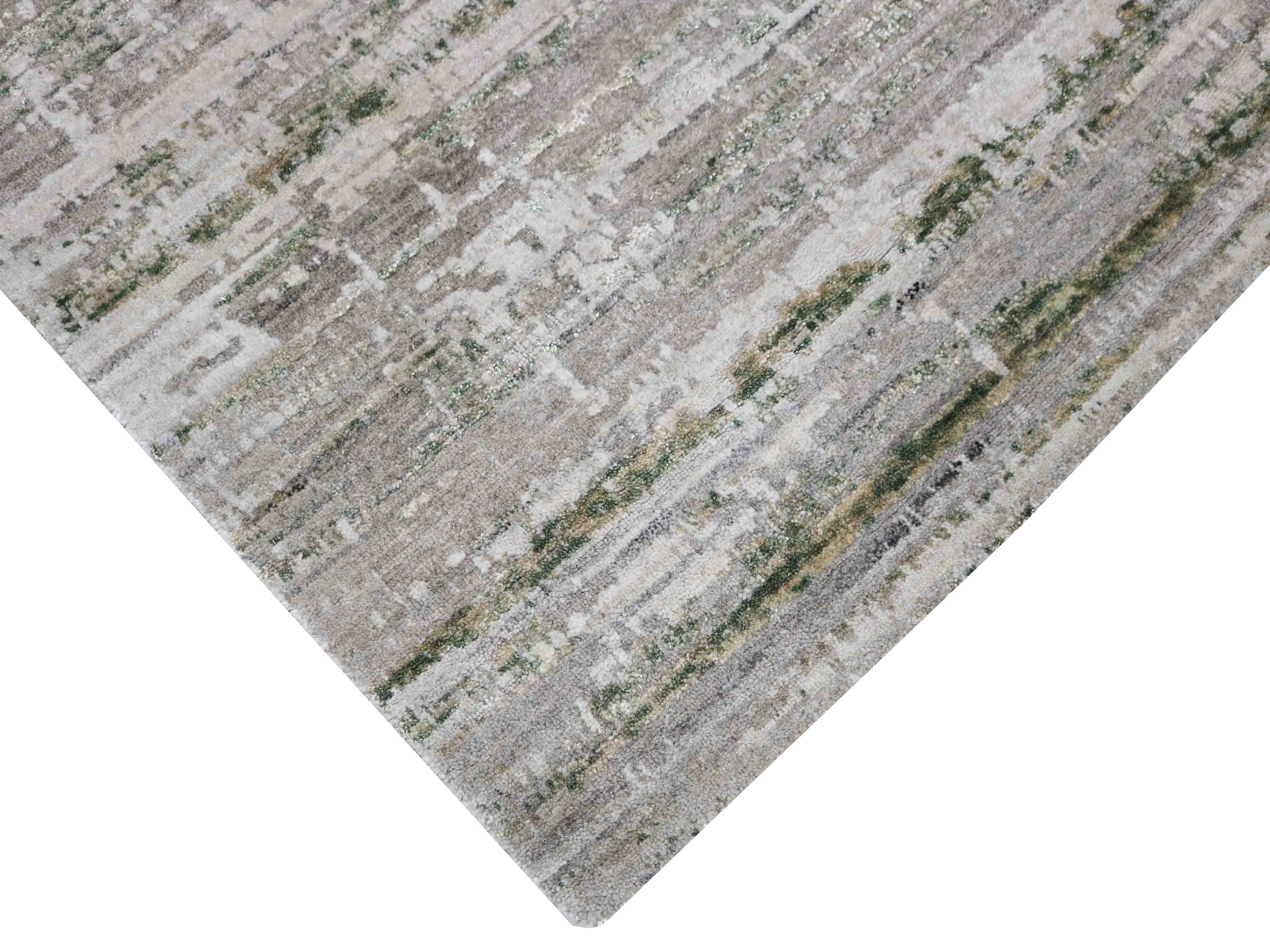 MISTVEIL | 5.5' x 7.8' FT | MODERN RUGS | GREY/GREEN COLOR