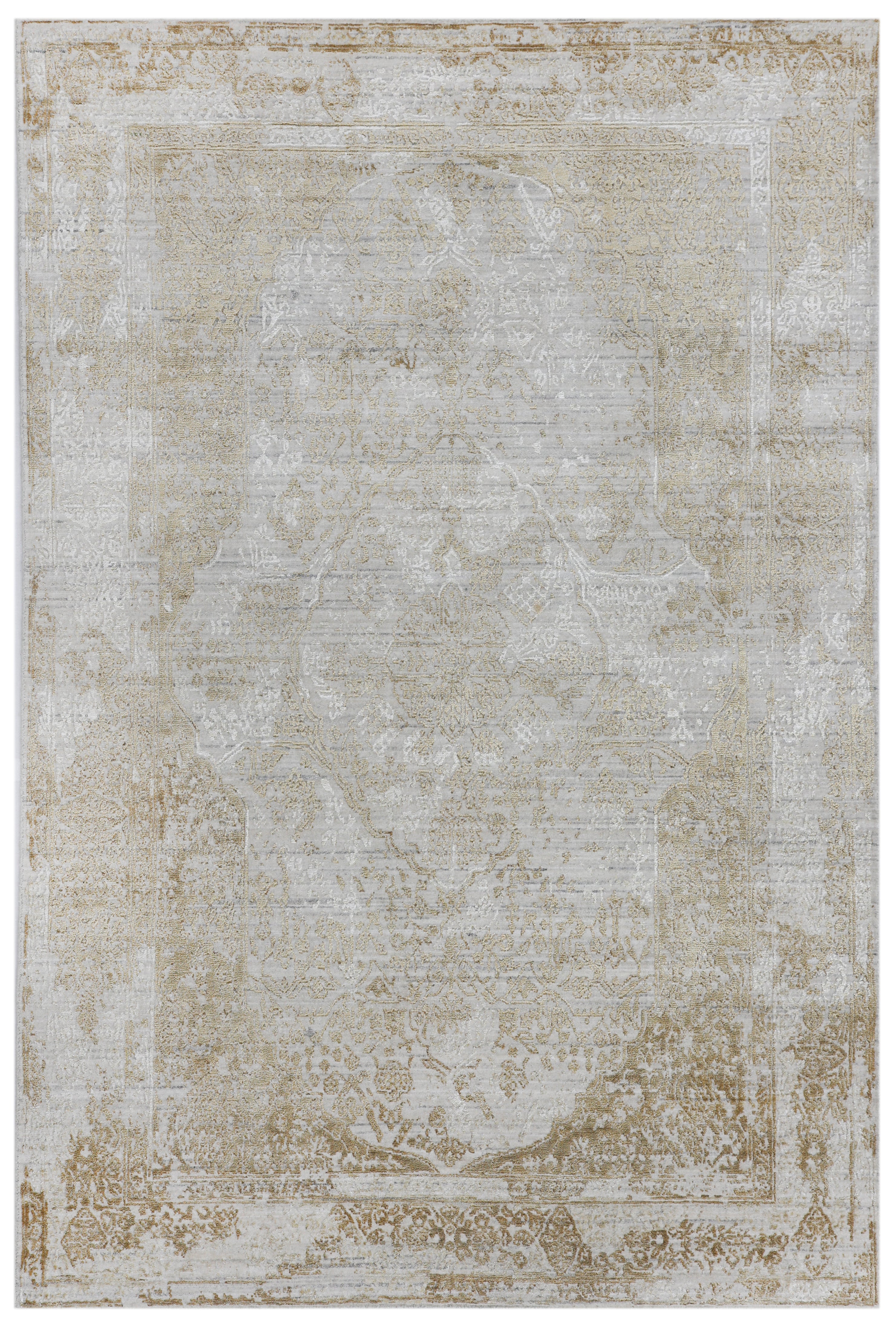 MYTHOS | 6' x 9' FT | TRANSITIONAL RUGS | IVORY GOLD COLOR