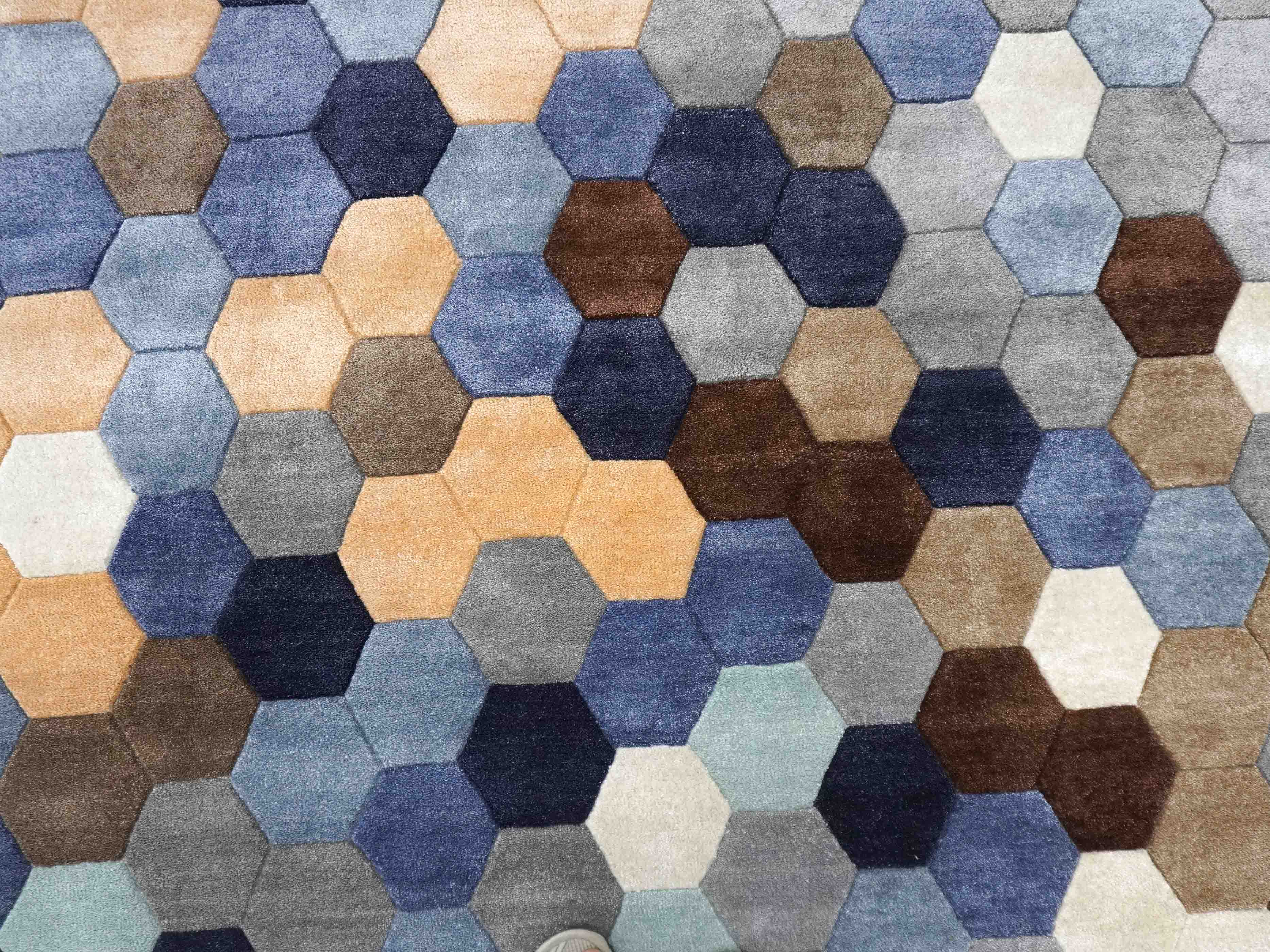 ORDINAL | 5'6" x 8'6" FT | MODERN RUGS | MULTI COLOR