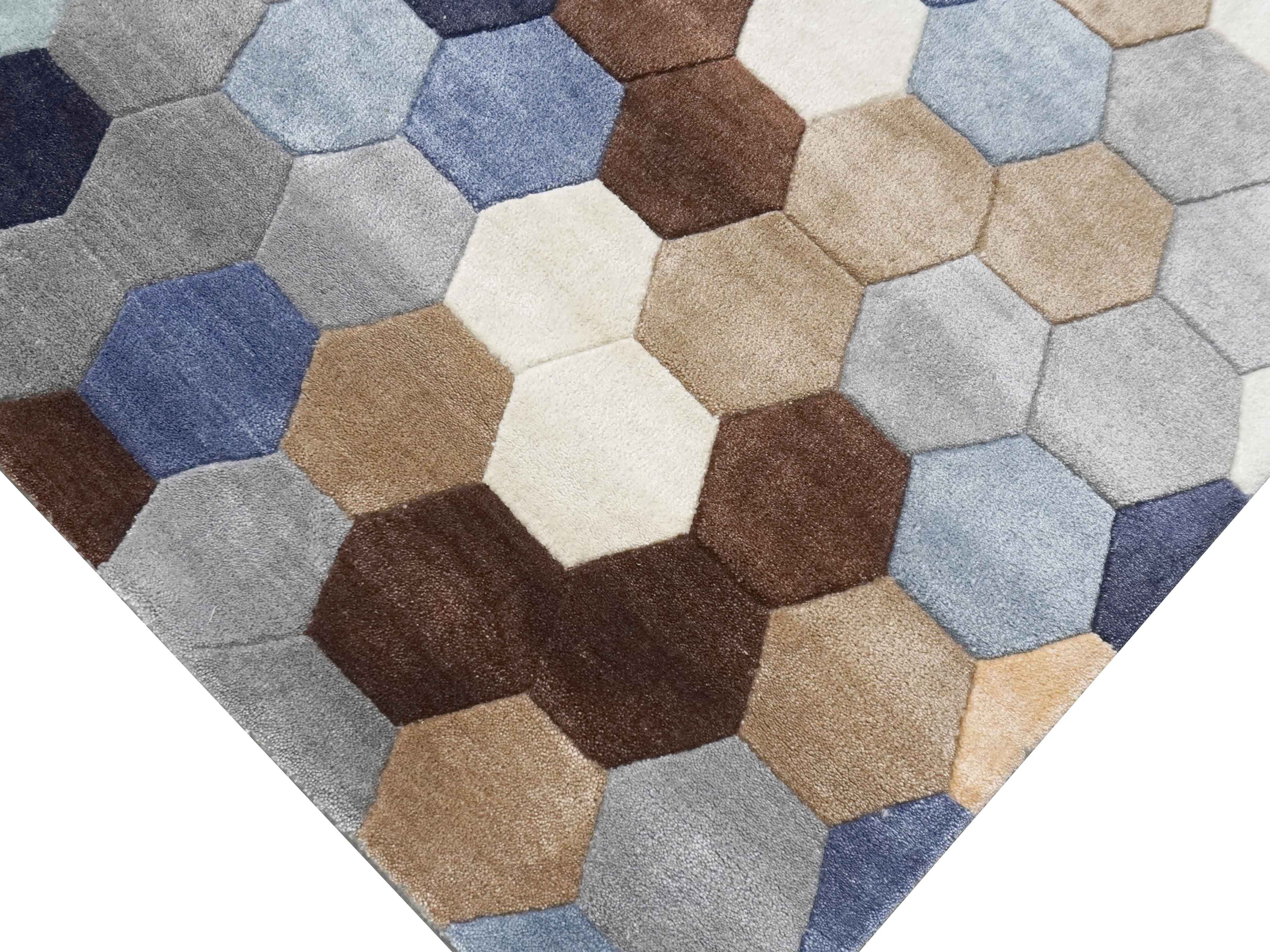 ORDINAL | 5'6" x 8'6" FT | MODERN RUGS | MULTI COLOR