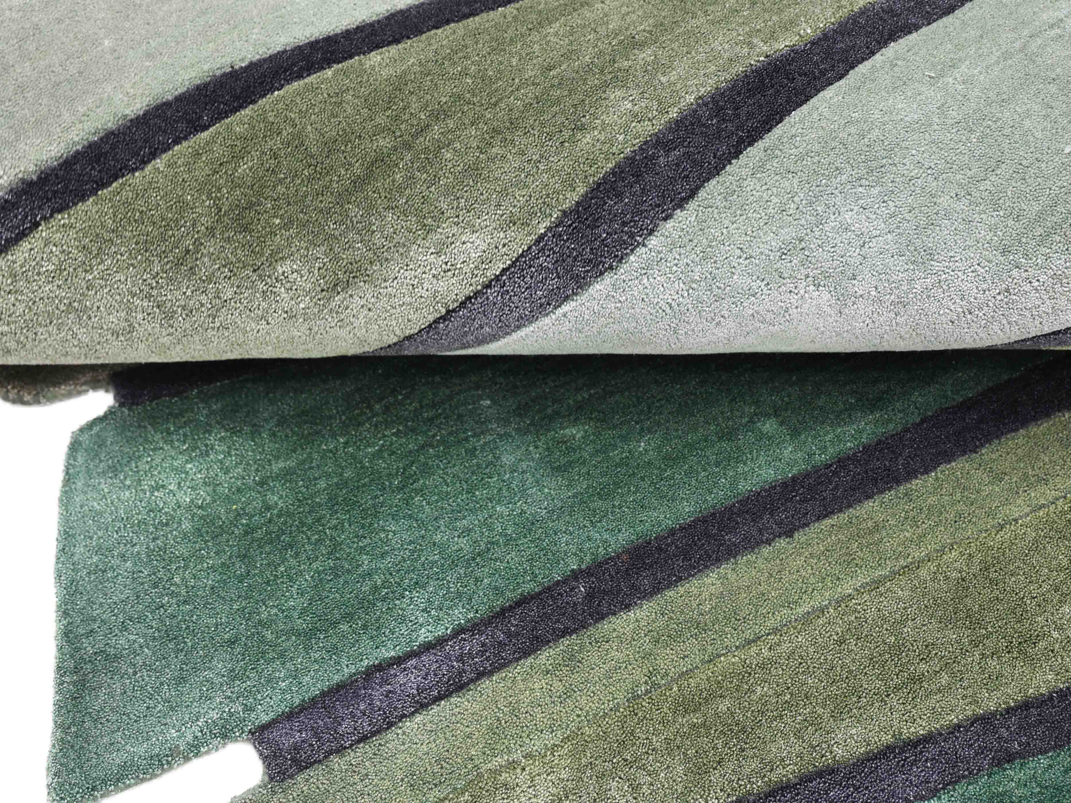 MURKY | 4' x 6' FT | MODERN RUGS | GREEN COLOR
