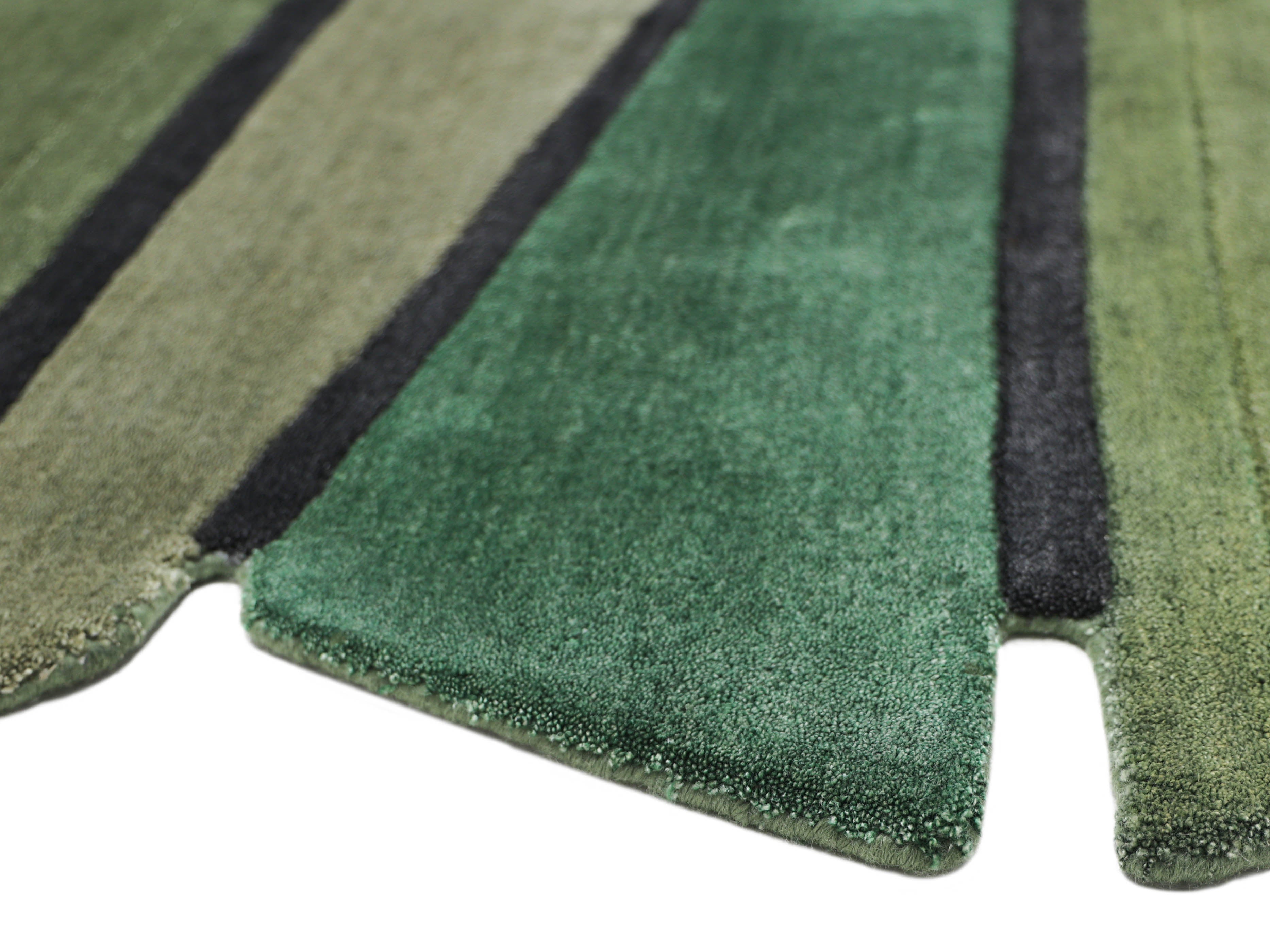 MURKY | 4' x 6' FT | MODERN RUGS | GREEN COLOR