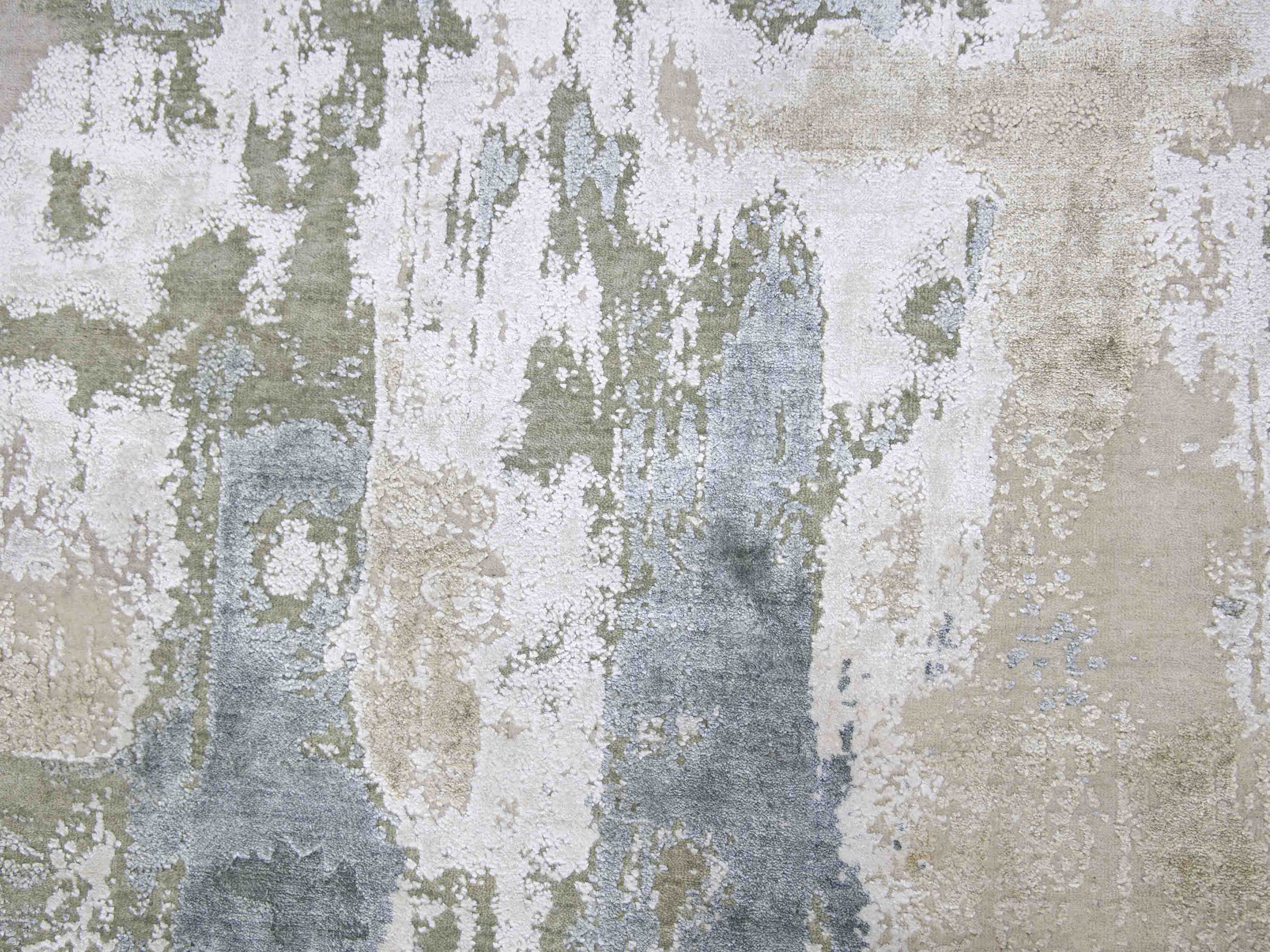 MISTORIA | 8' x 10' FT | MODERN RUGS | BEIGE / GREEN COLOR