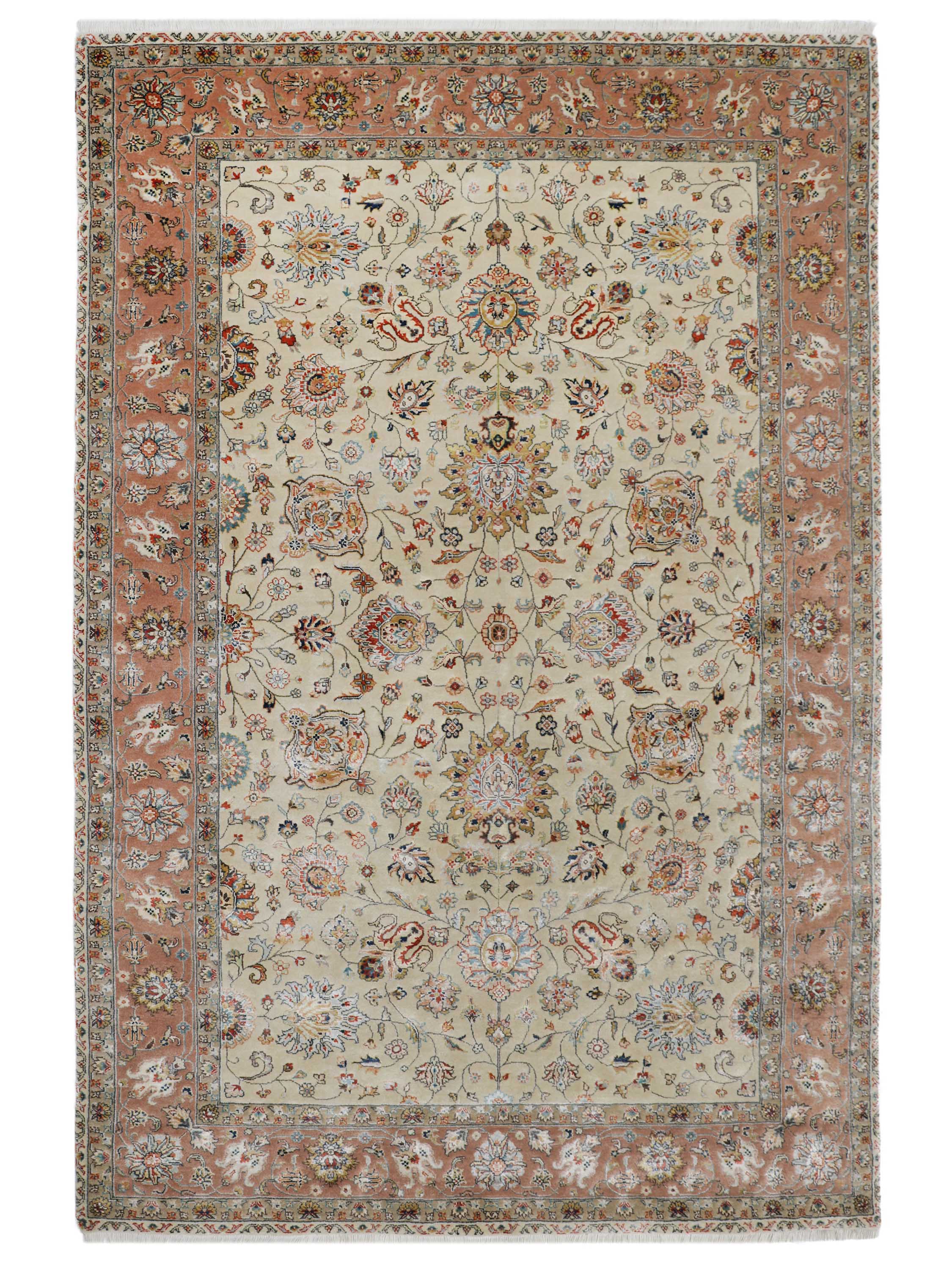 CRAFTED REALM | 8' x 10' FT | 9' x 12' FT | TRADITIONAL RUGS | IVORY-PINK COLOR