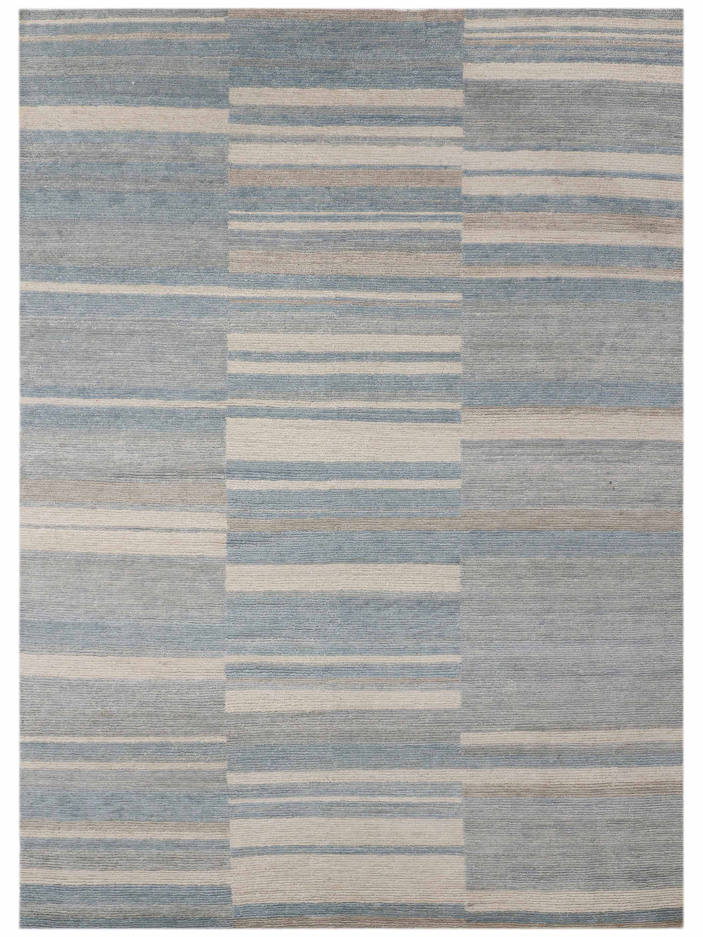 LINEORA | 8' x 10' FT | MODERN RUGS | IVORY/BLUE COLOR