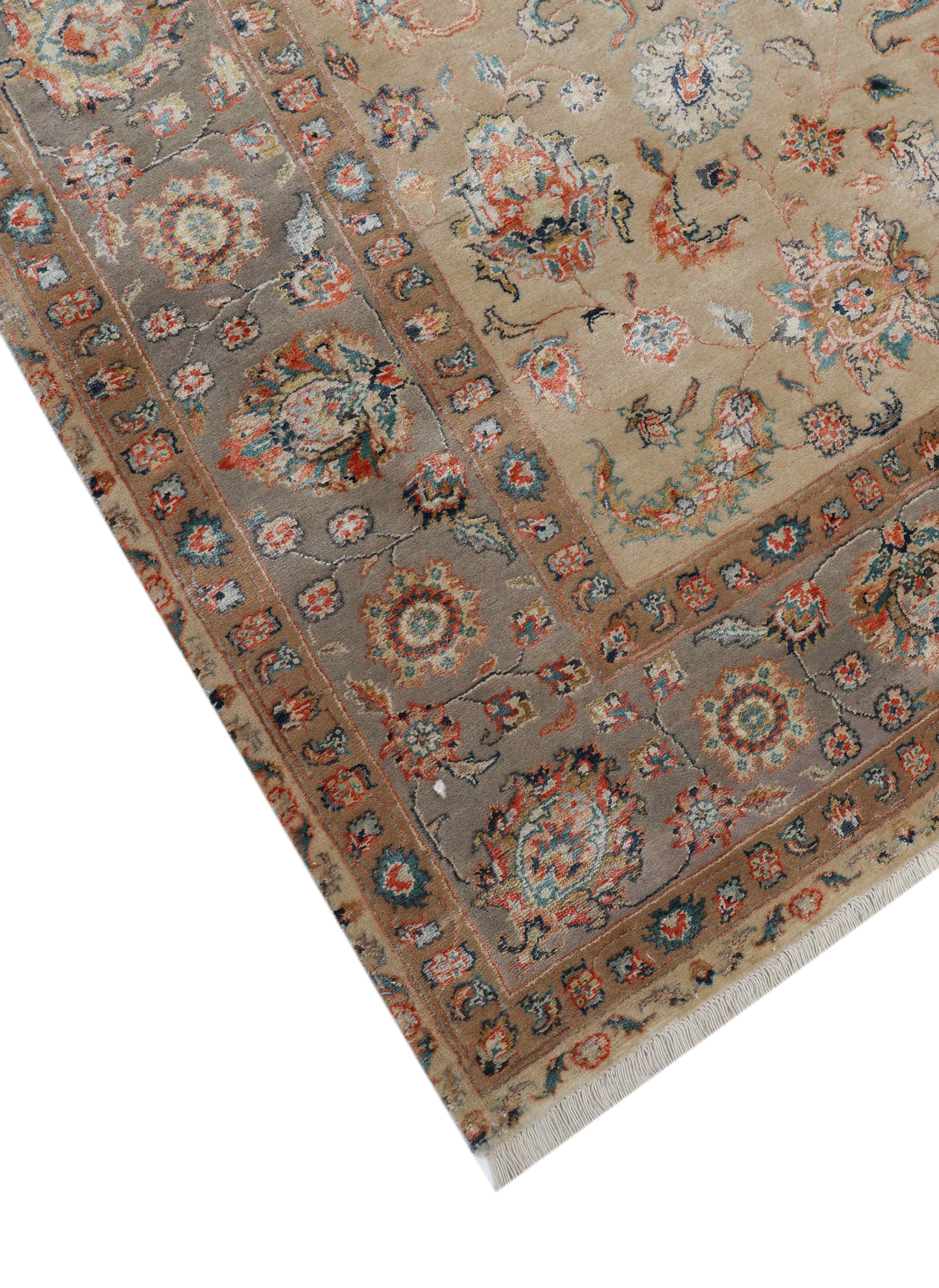 CLASSIC MIRAGE | 6' x 9' FT | 9' x 12' FT | TRADITIONAL RUGS | IVORY-PINK COLOR