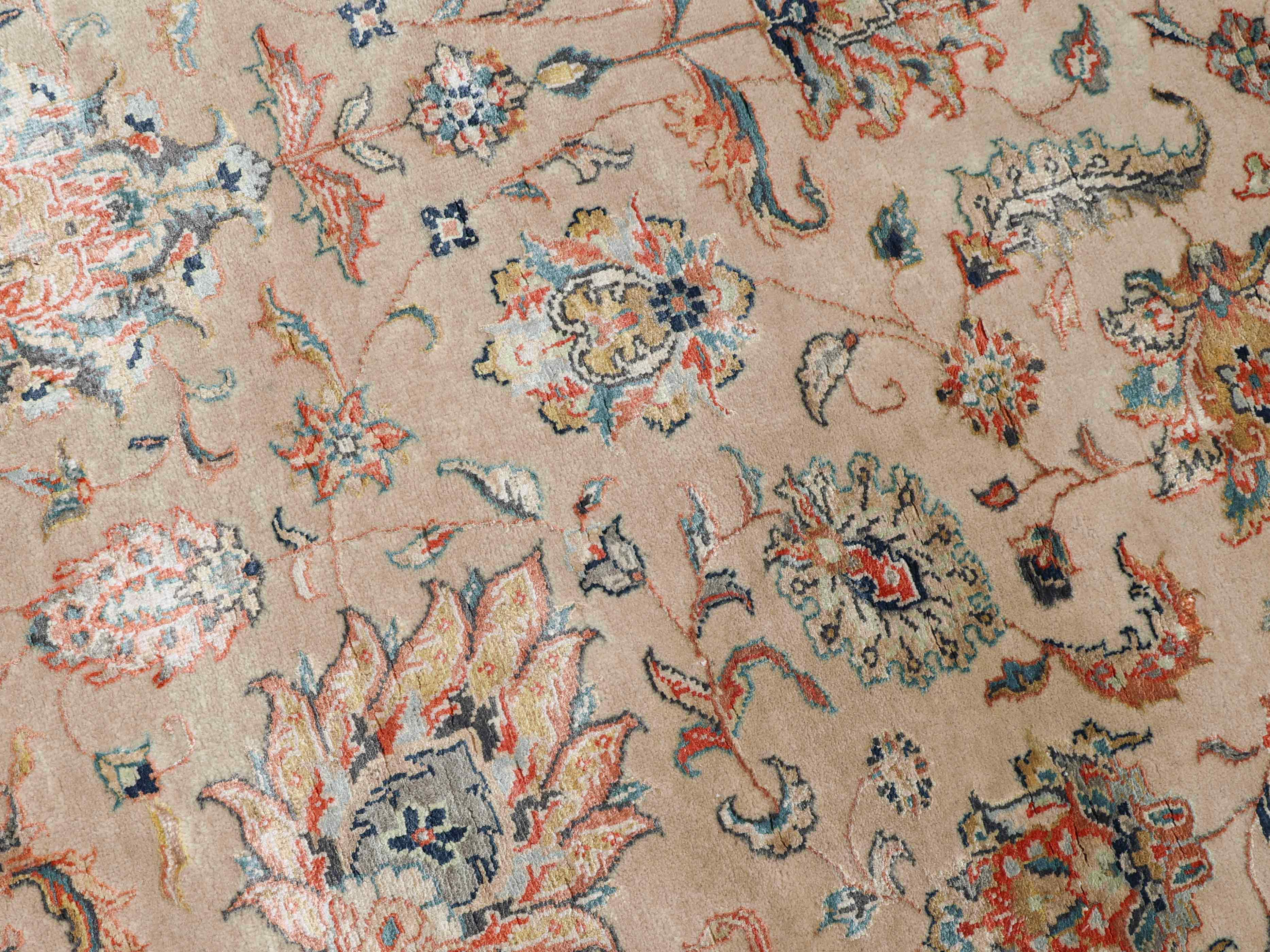 CLASSIC MIRAGE | 6' x 9' FT | 9' x 12' FT | TRADITIONAL RUGS | IVORY-PINK COLOR