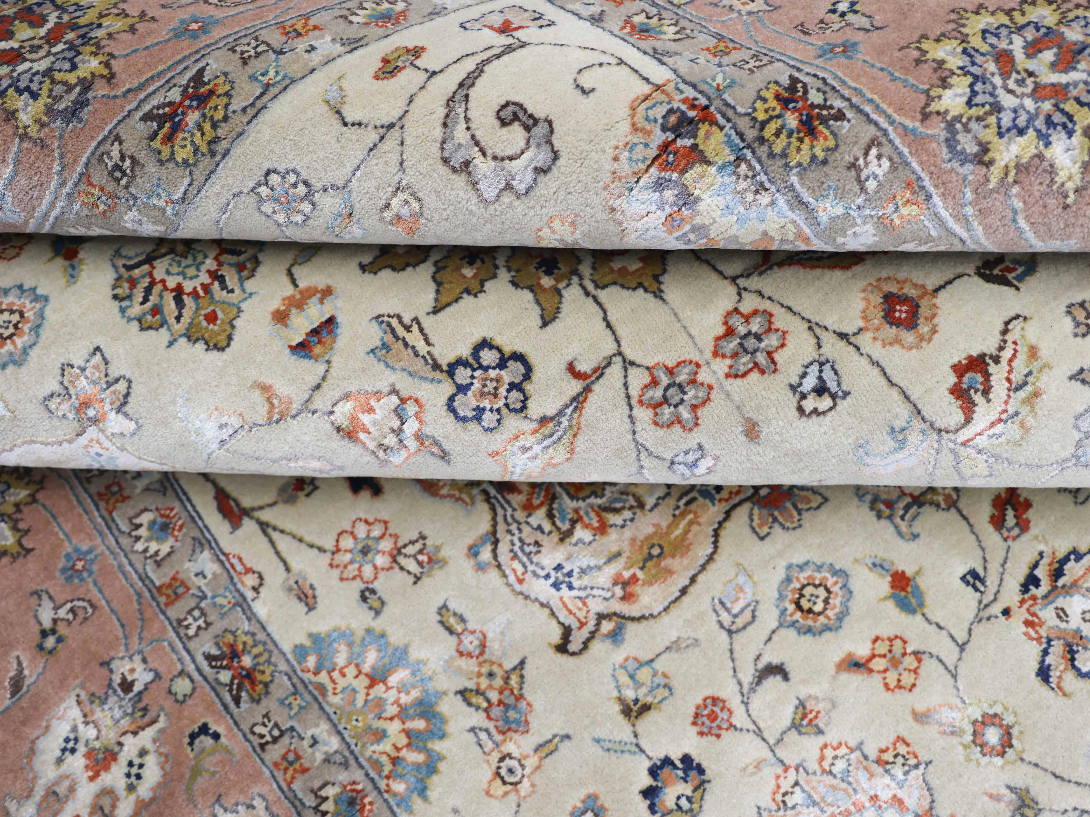 CRAFTED REALM | 8' x 10' FT | 9' x 12' FT | TRADITIONAL RUGS | IVORY-PINK COLOR