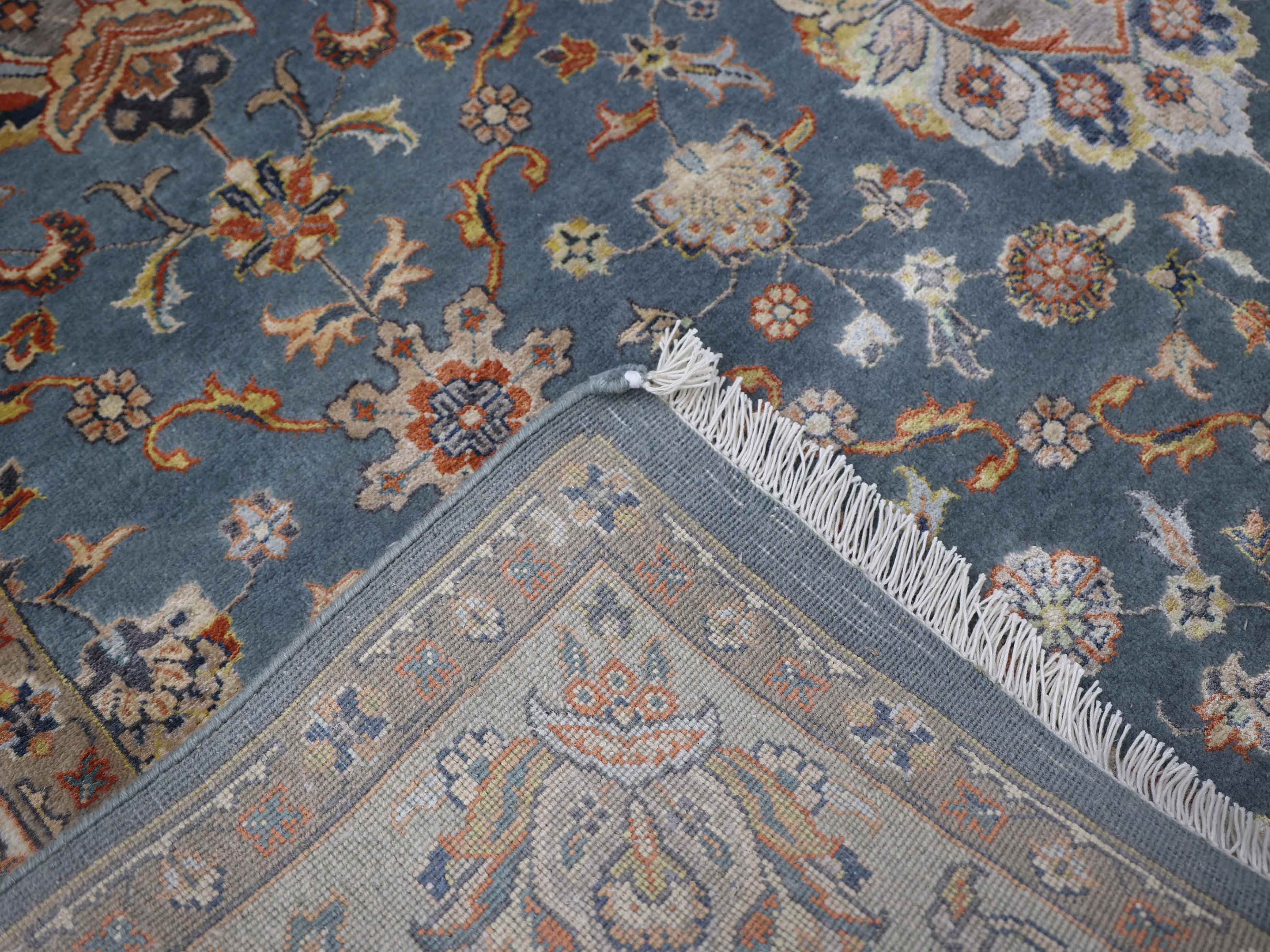SERENITY | 6' x 9' FT | 8' x 10' FT | 9' x 12' FT | TRADITIONAL RUGS | M.BLUE/IVORY COLOR