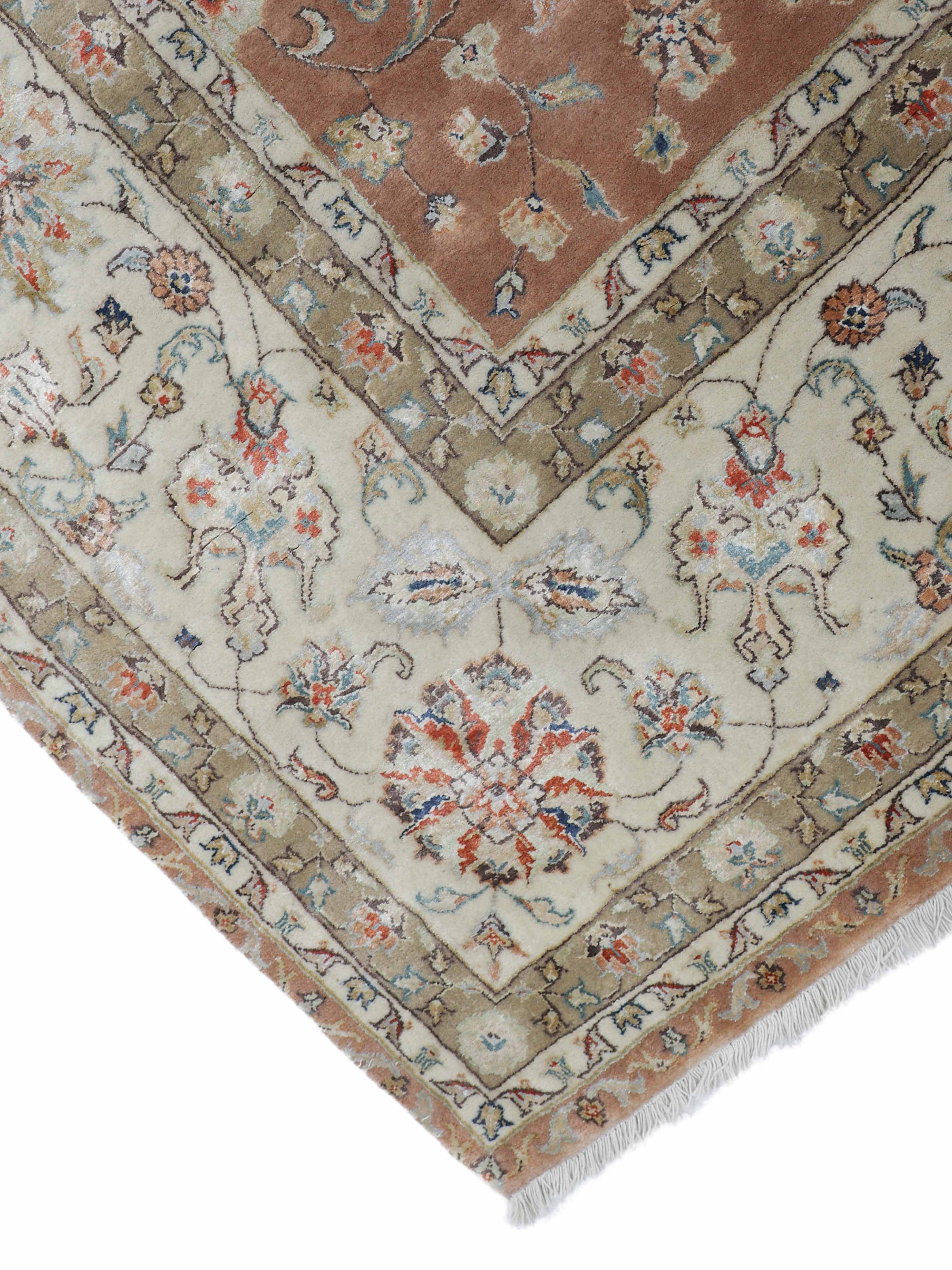 INSCRIBE | 6' x 9' FT | 8' x 10' FT | 9' x 12' FT | TRADITIONAL RUGS | PINK-IVORY COLOR