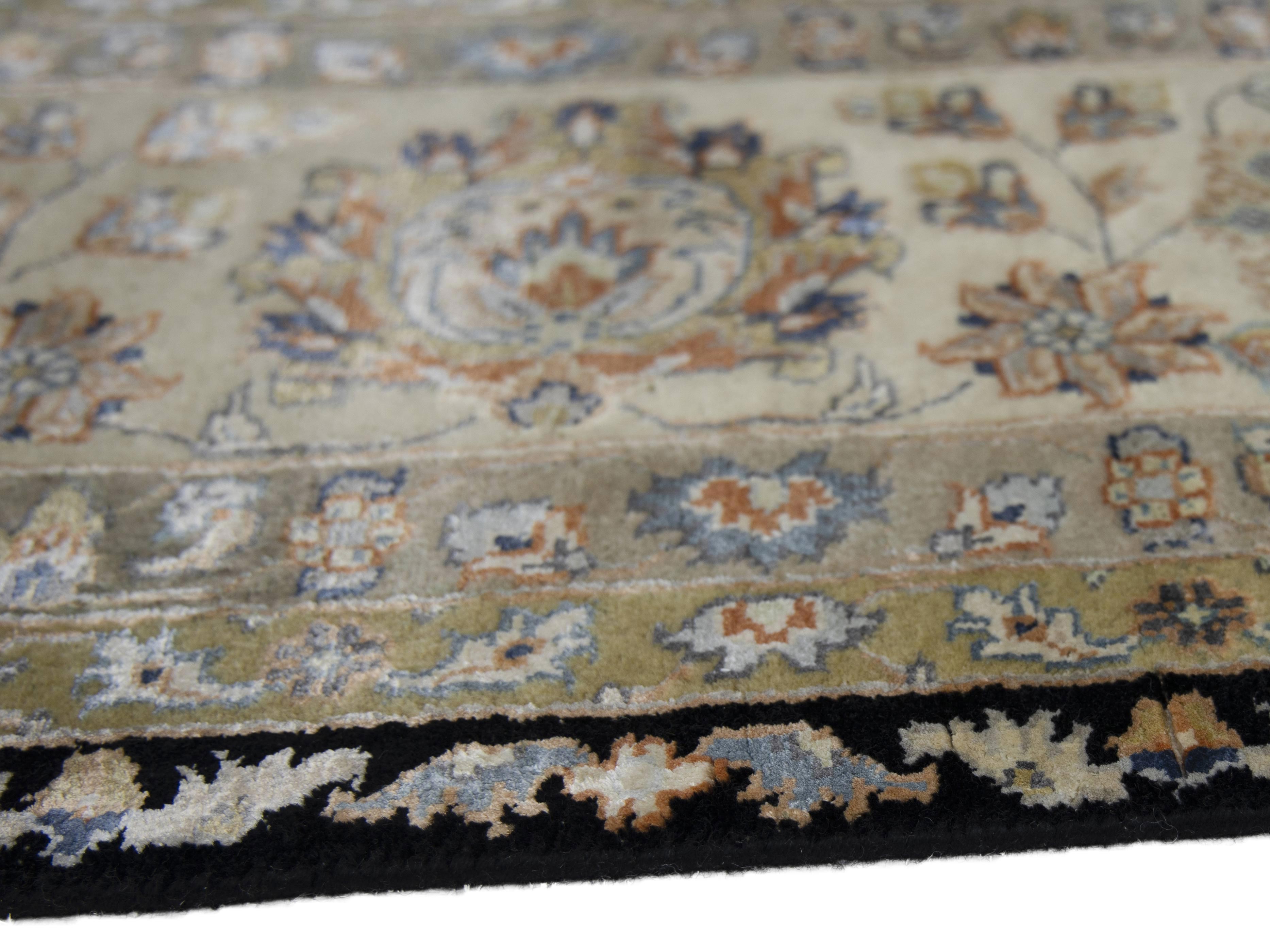 NOORVEIL | 8' x 10' FT | 9' x 12' FT | TRADITIONAL RUGS | BLACK - WHITE COLOR