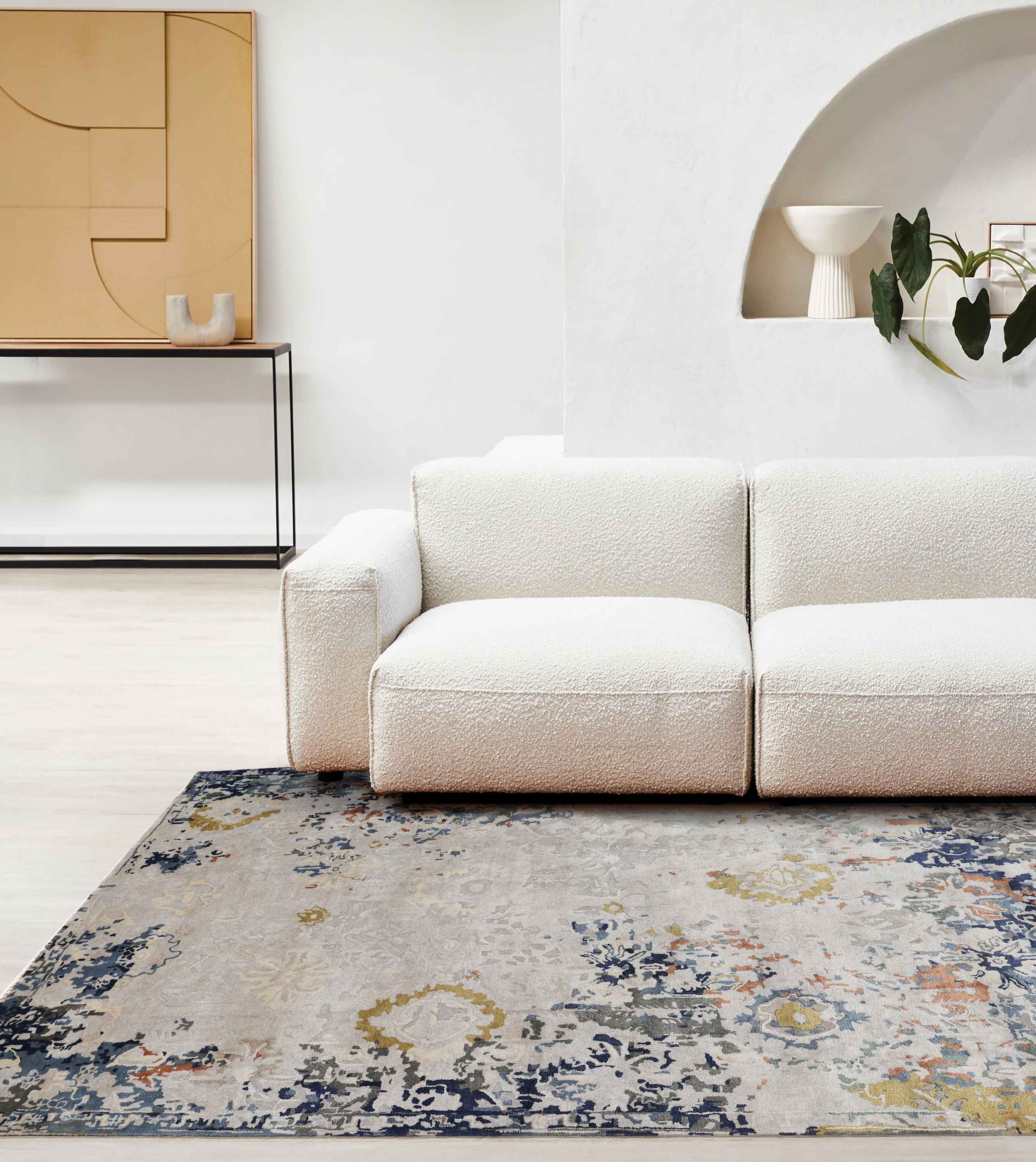 SAANJH SERENITY | 6' x 9' FT | TRADITIONAL RUGS | MULTI COLOR
