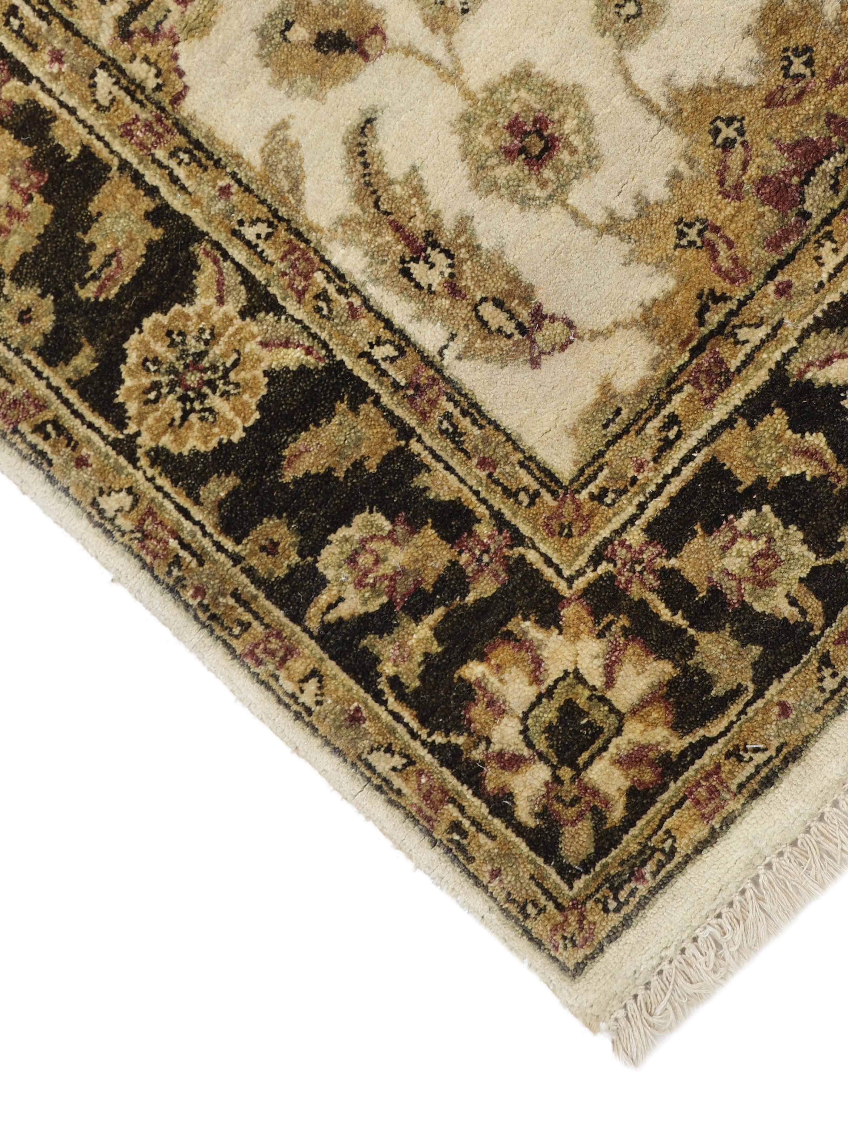 SALEM | 4' x 6' FT | TRADITIONAL RUGS | IVORY/BROWN