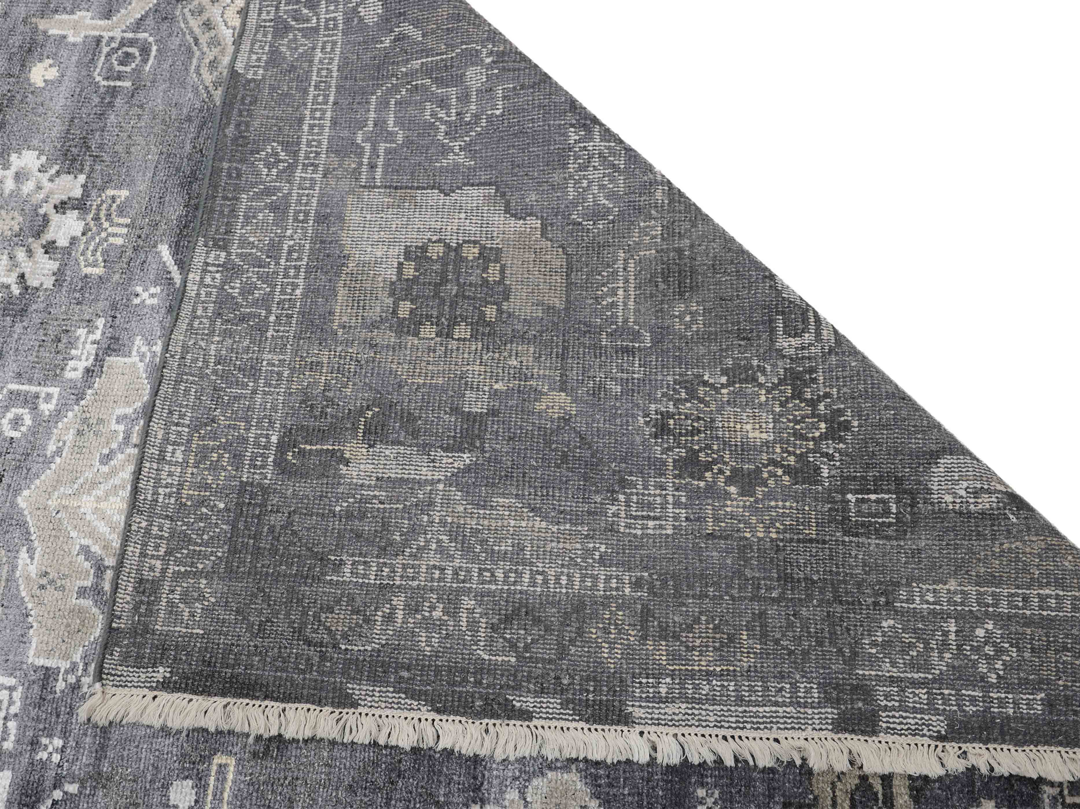 DECANNI | 8' x 10' FT | TRADITIONAL RUGS | DK GREY COLOR