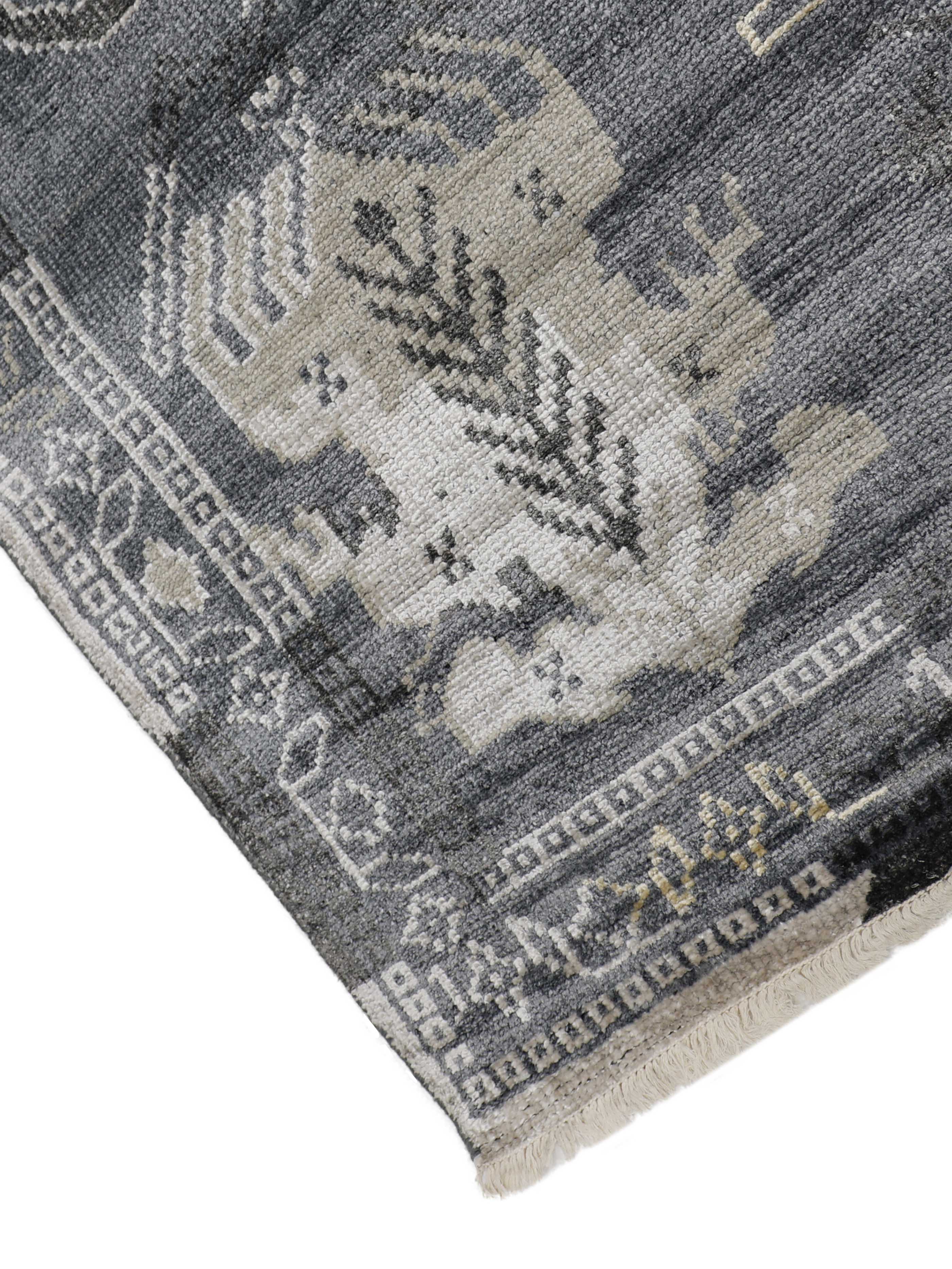 DECANNI | 8' x 10' FT | TRADITIONAL RUGS | DK GREY COLOR