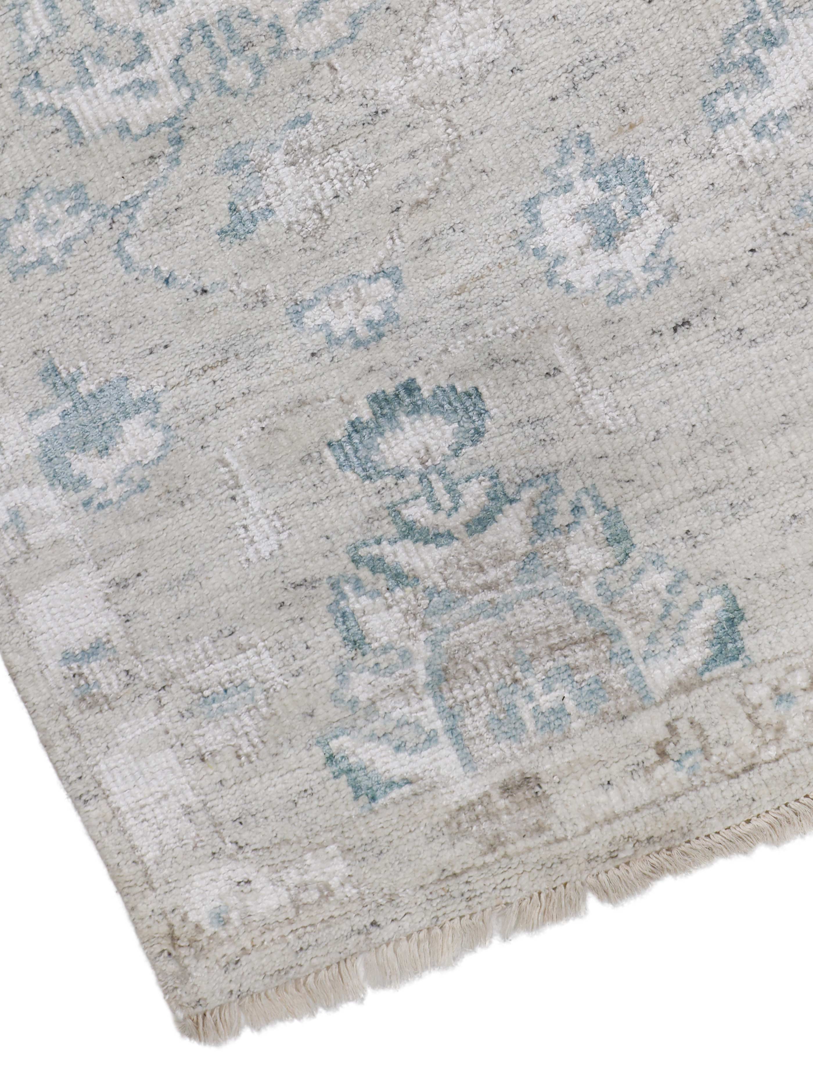 HARMONY | 8' x 10' FT | TRADITIONAL RUGS | IVORY/LT. BLUE COLOR