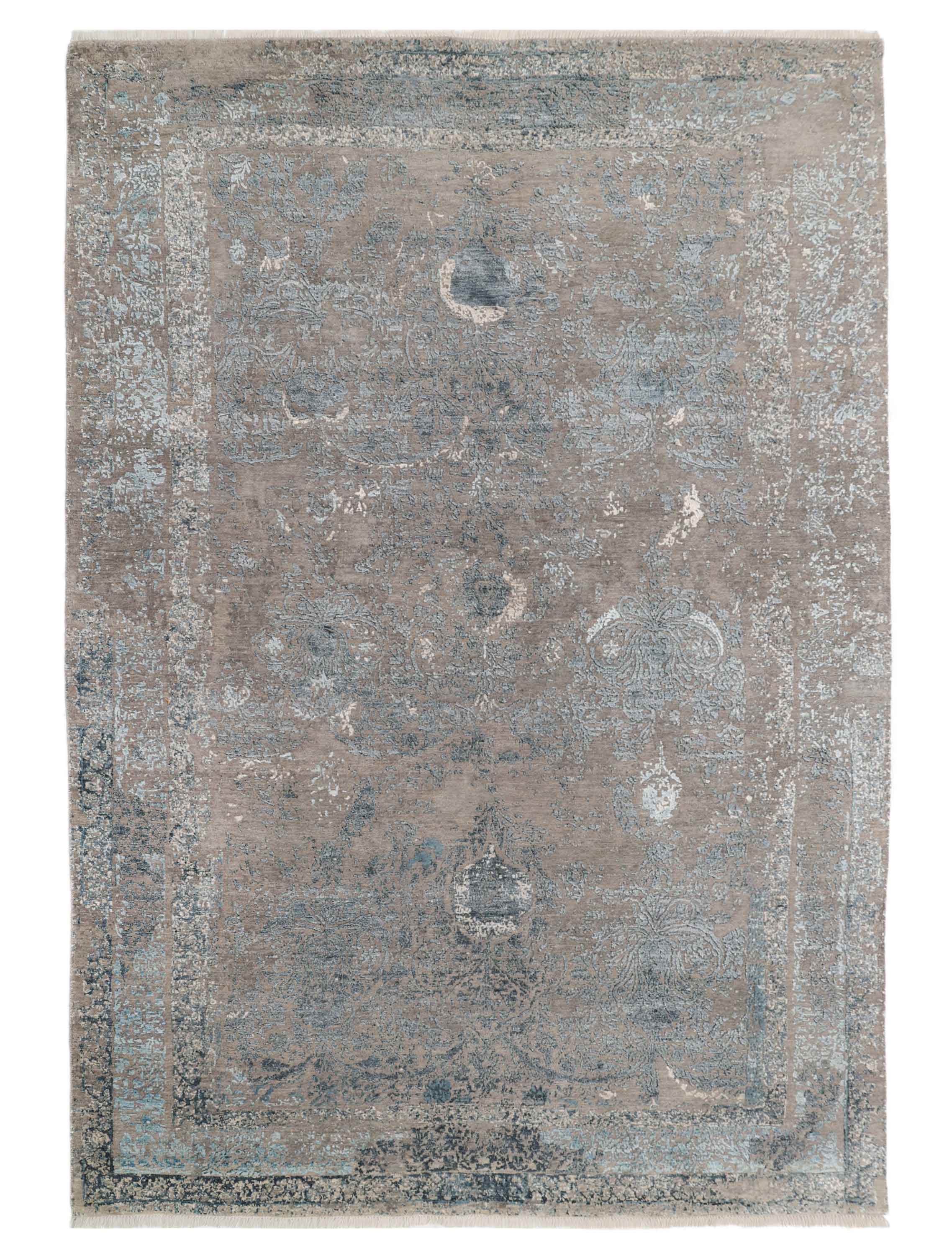 STELLAR | 6' x 9' FT | 8' x 10' FT |  9' x 12' FT | TRADITIONAL RUGS | GREY-LT BLUE COLOR