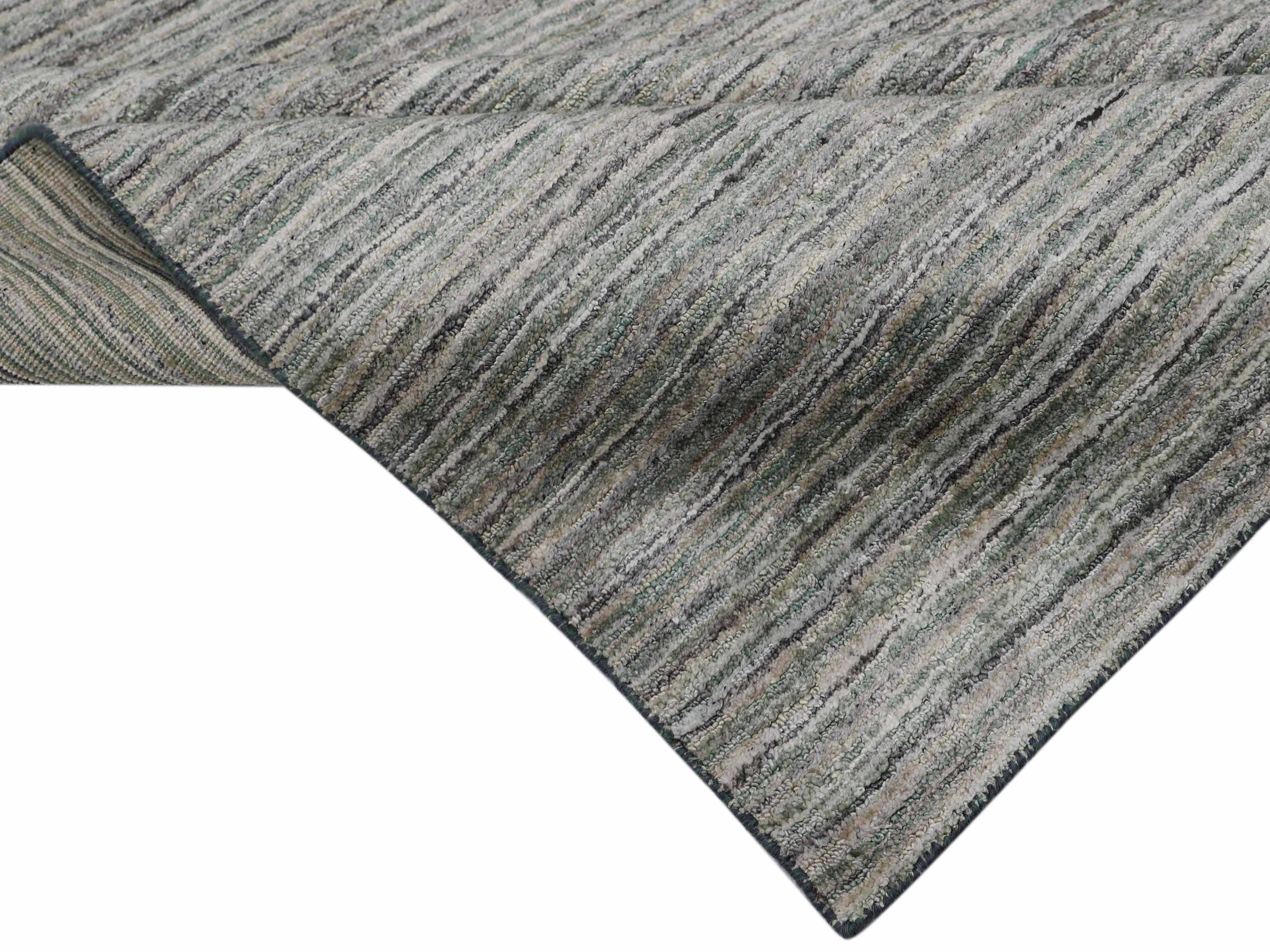 CLEMENT | 5'6" x 8' FT | MODERN RUGS | GREEN COLOR