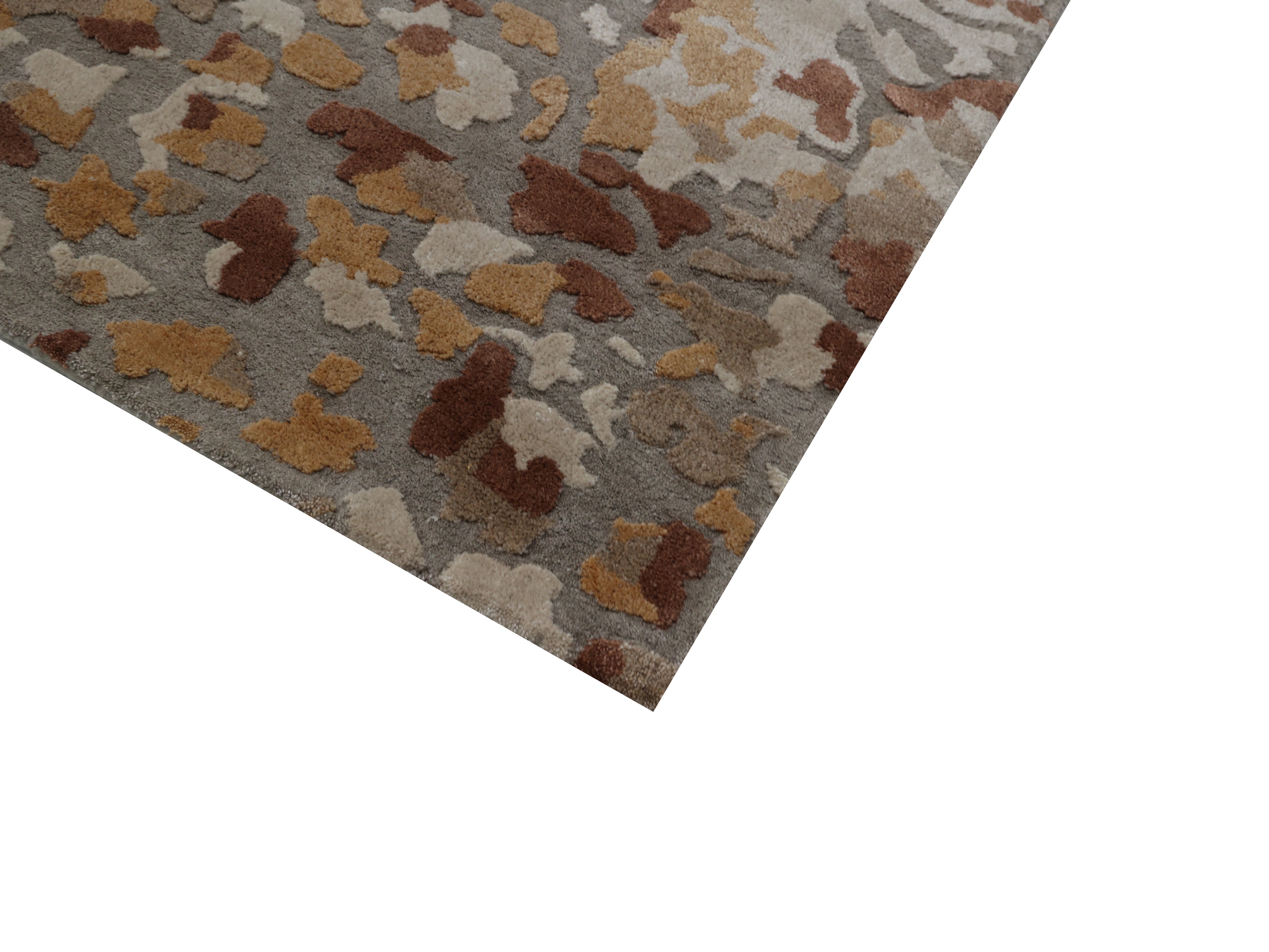 MARUSTONE | 5'6" x 8'6" FT | MODERN RUGS | MULTI COLOR