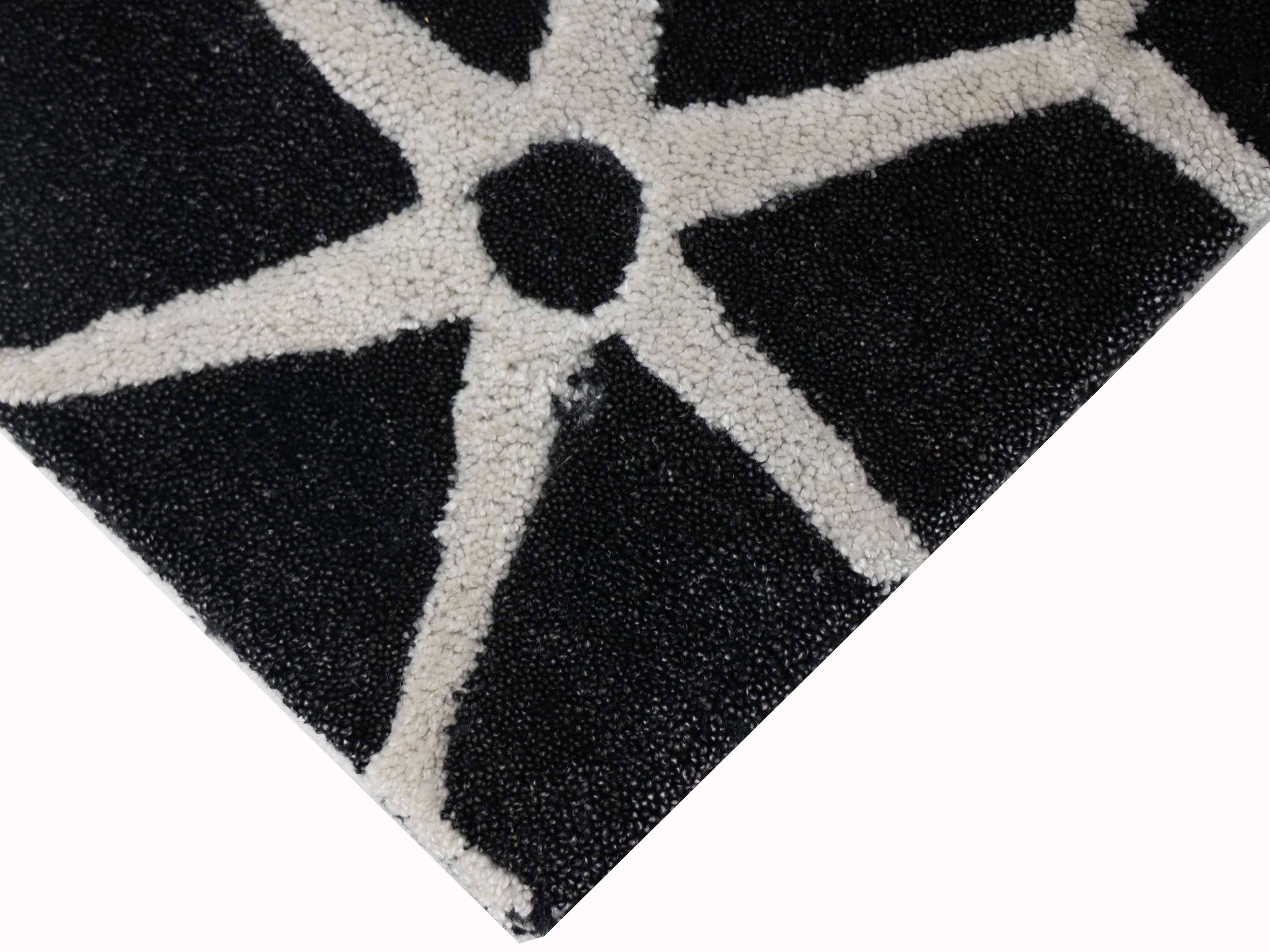 DAPPLE | 3' x 5' FT | MODERN RUGS | BLACK/WHITE