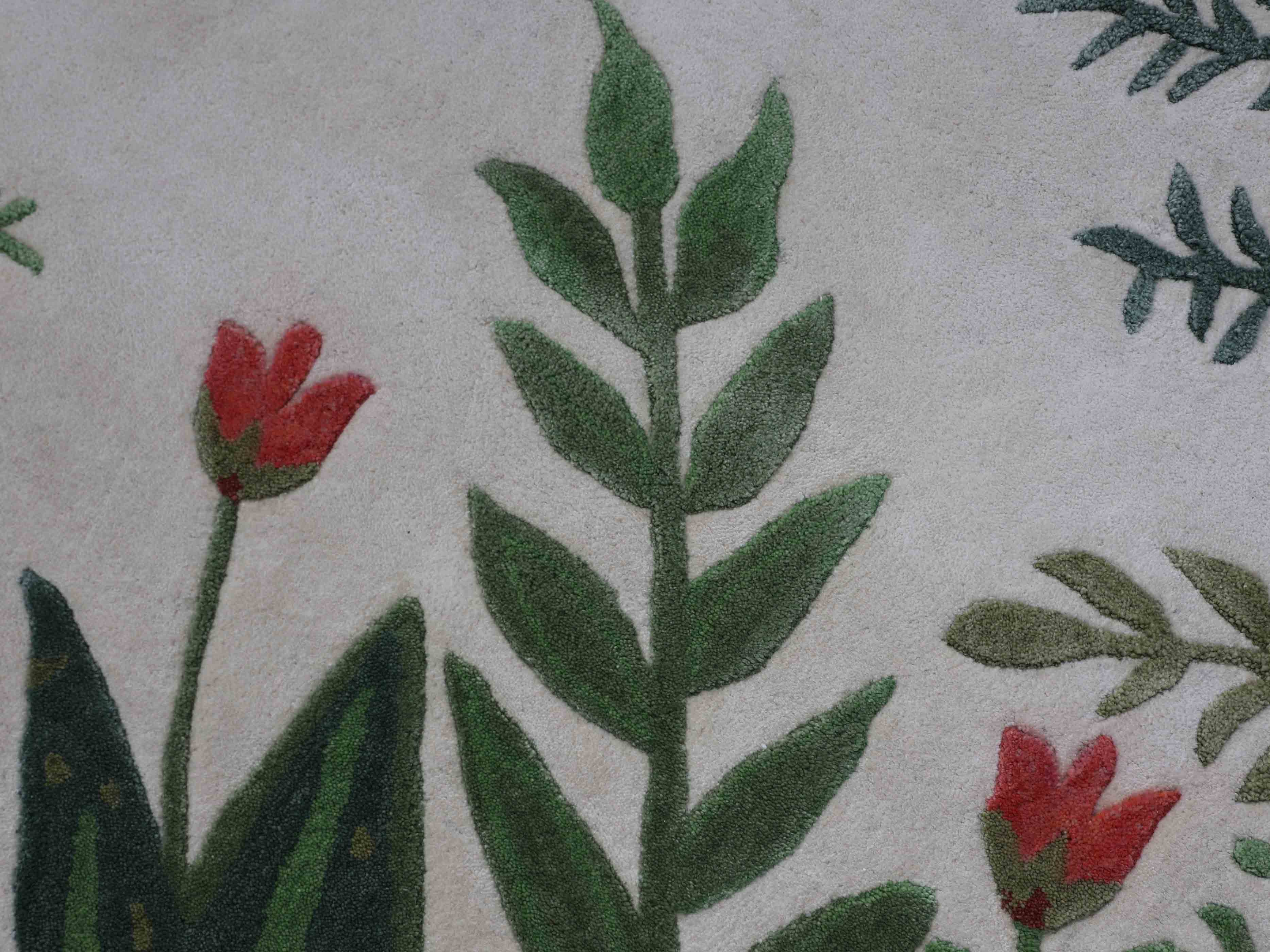 BOTANICAL | 5' FT ROUND | MODERN RUGS | MULTI COLOR
