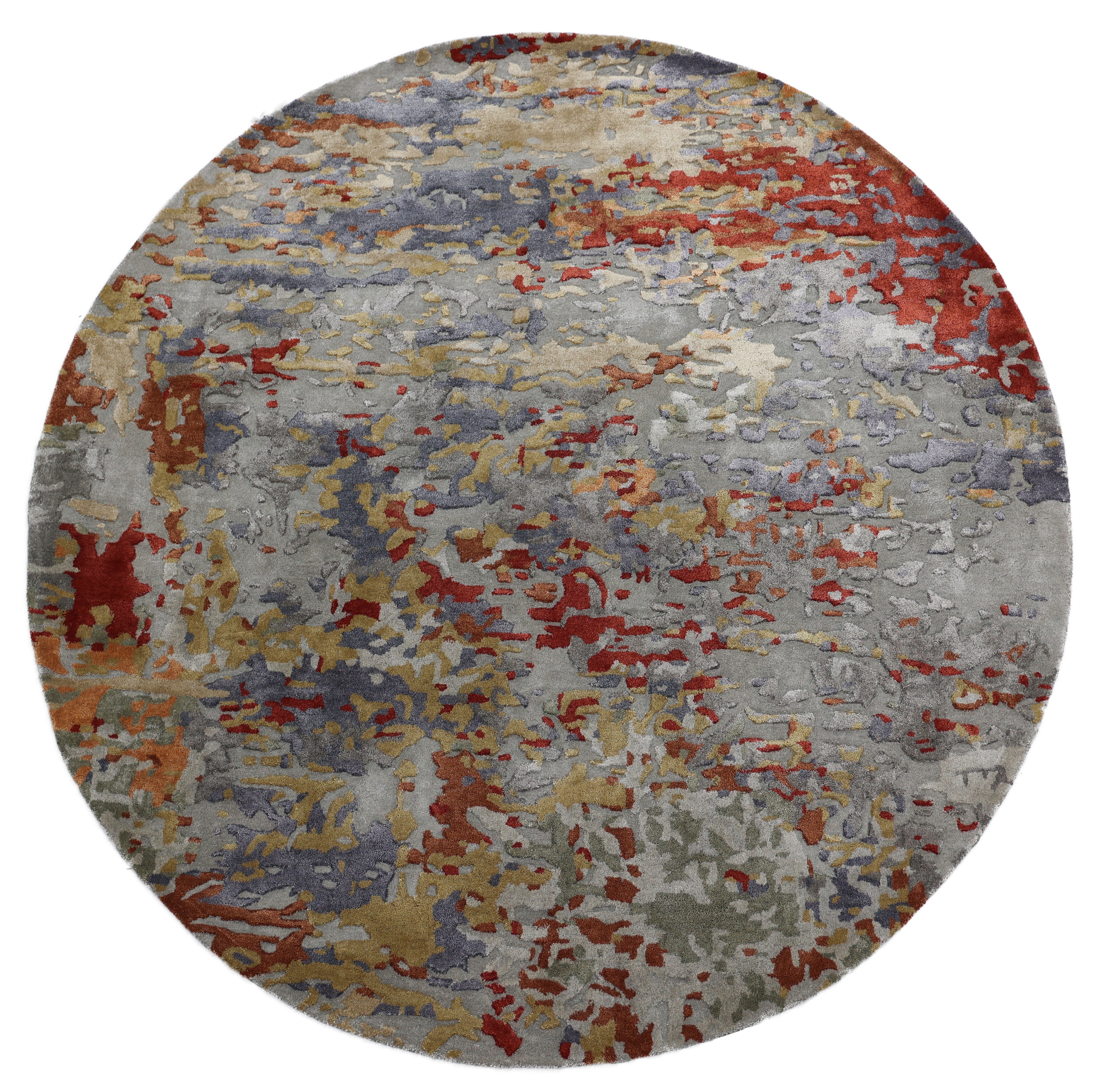 DAVINA | 6' FT ROUND | MODERN RUGS | MULTI COLOR