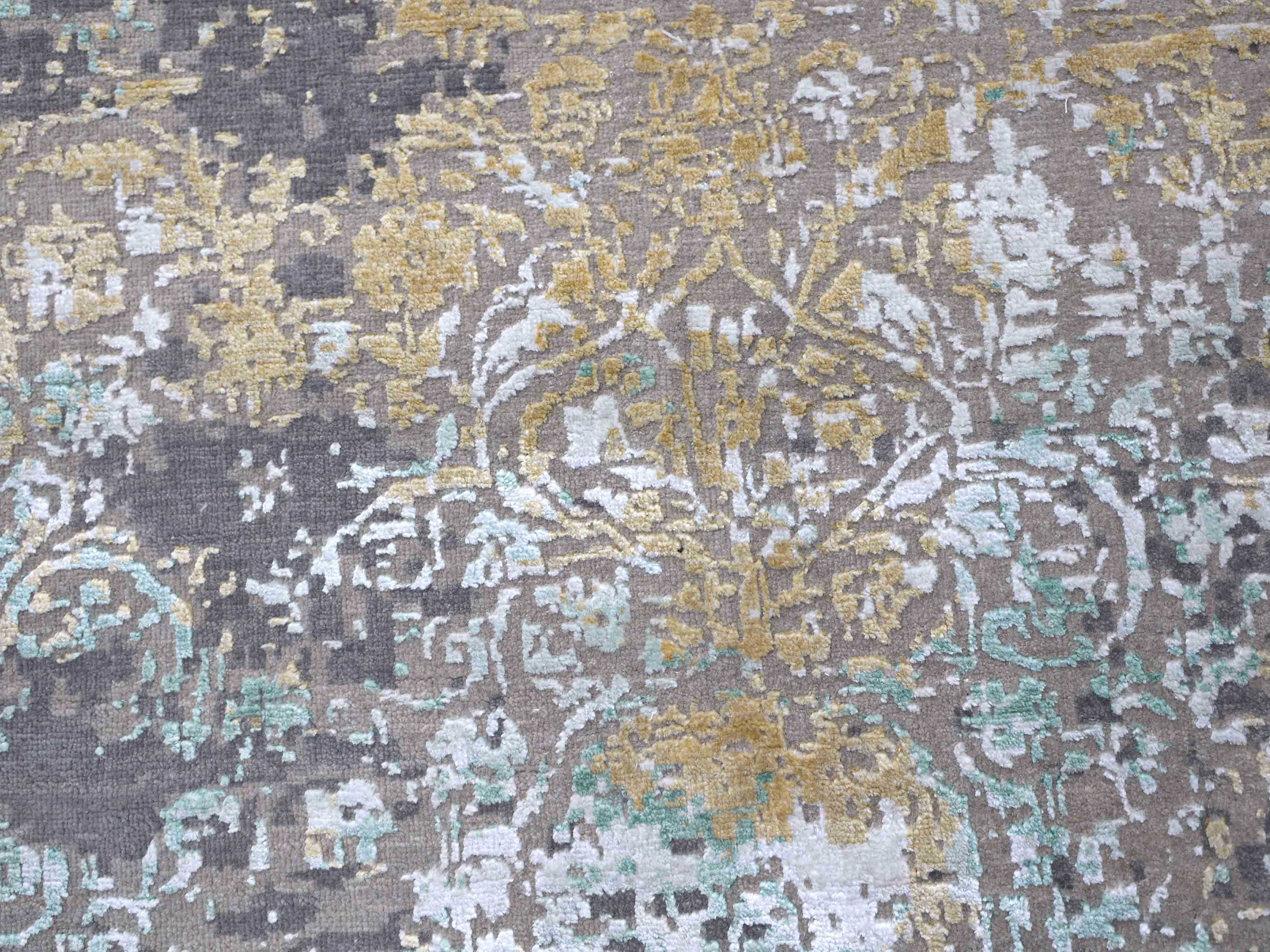 SINZAWL | 8' x 10' FT  | TRADITIONAL RUGS | GREEN/GOLD COLOR