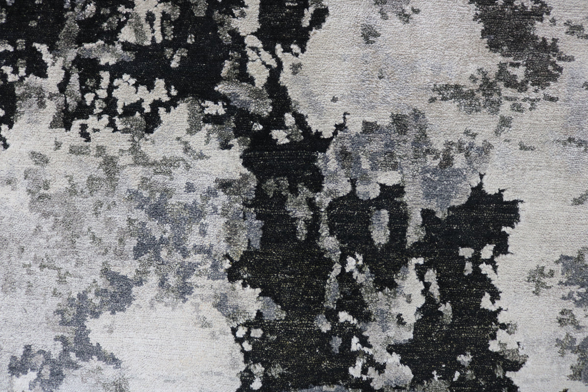 ALHAMBRA | 8' x 10' FT  | MODERN RUGS | BLACK COLOR