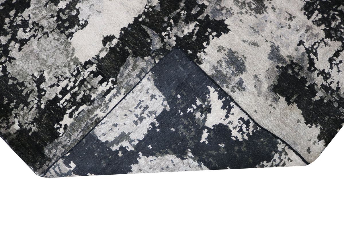 ALHAMBRA | 8' x 10' FT  | MODERN RUGS | BLACK COLOR