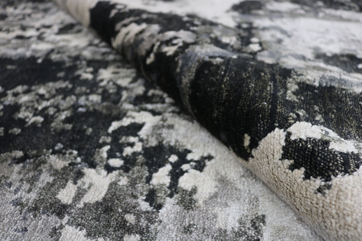 ALHAMBRA | 8' x 10' FT  | MODERN RUGS | BLACK COLOR