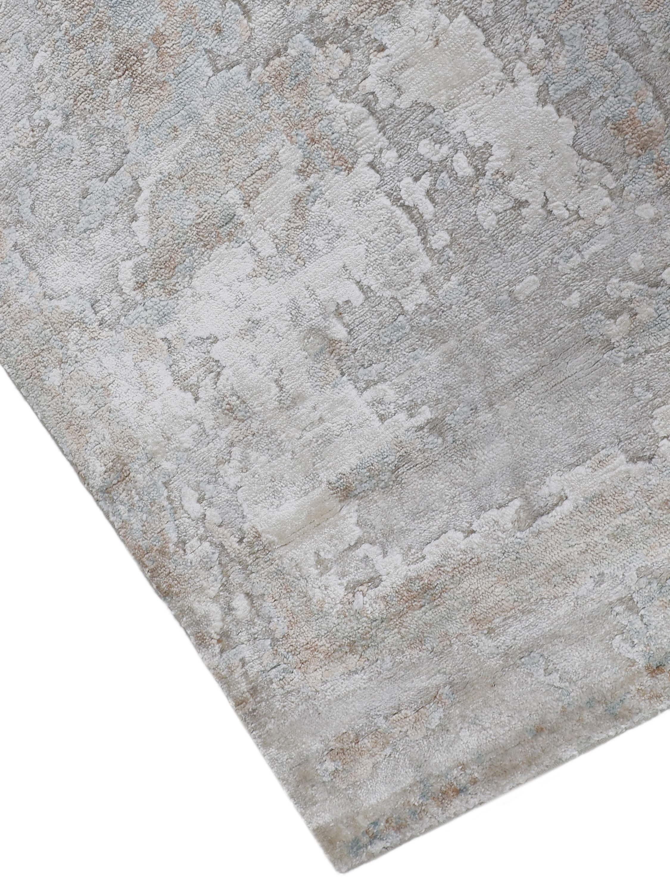 SAGAMORE | 5.6' x 8' FT | MODERN RUGS | IVORY-BLUE COLOR