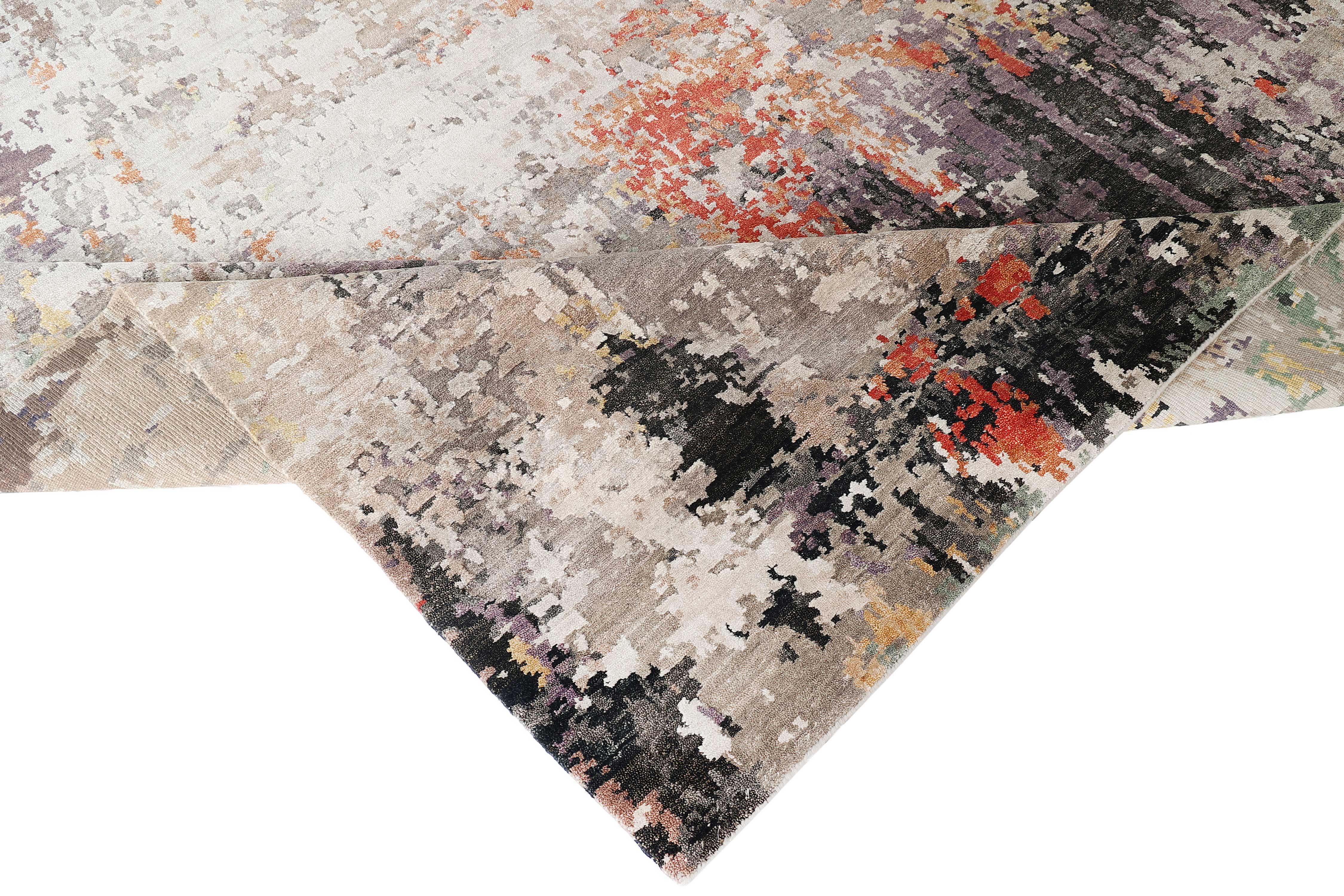 MONNET | 9' x 12' FT | MODERN RUGS | MULTI COLOR