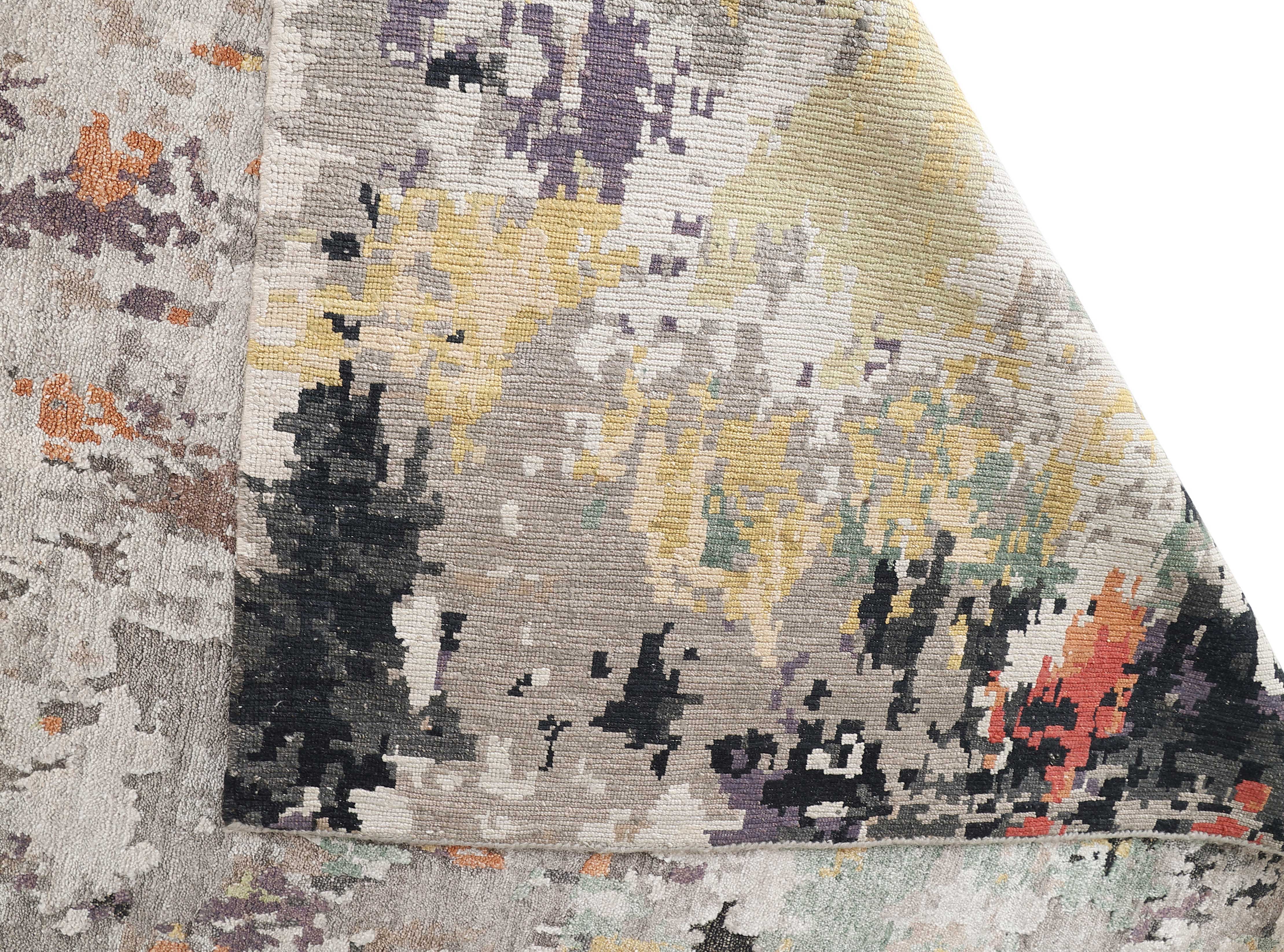 MONNET | 9' x 12' FT | MODERN RUGS | MULTI COLOR