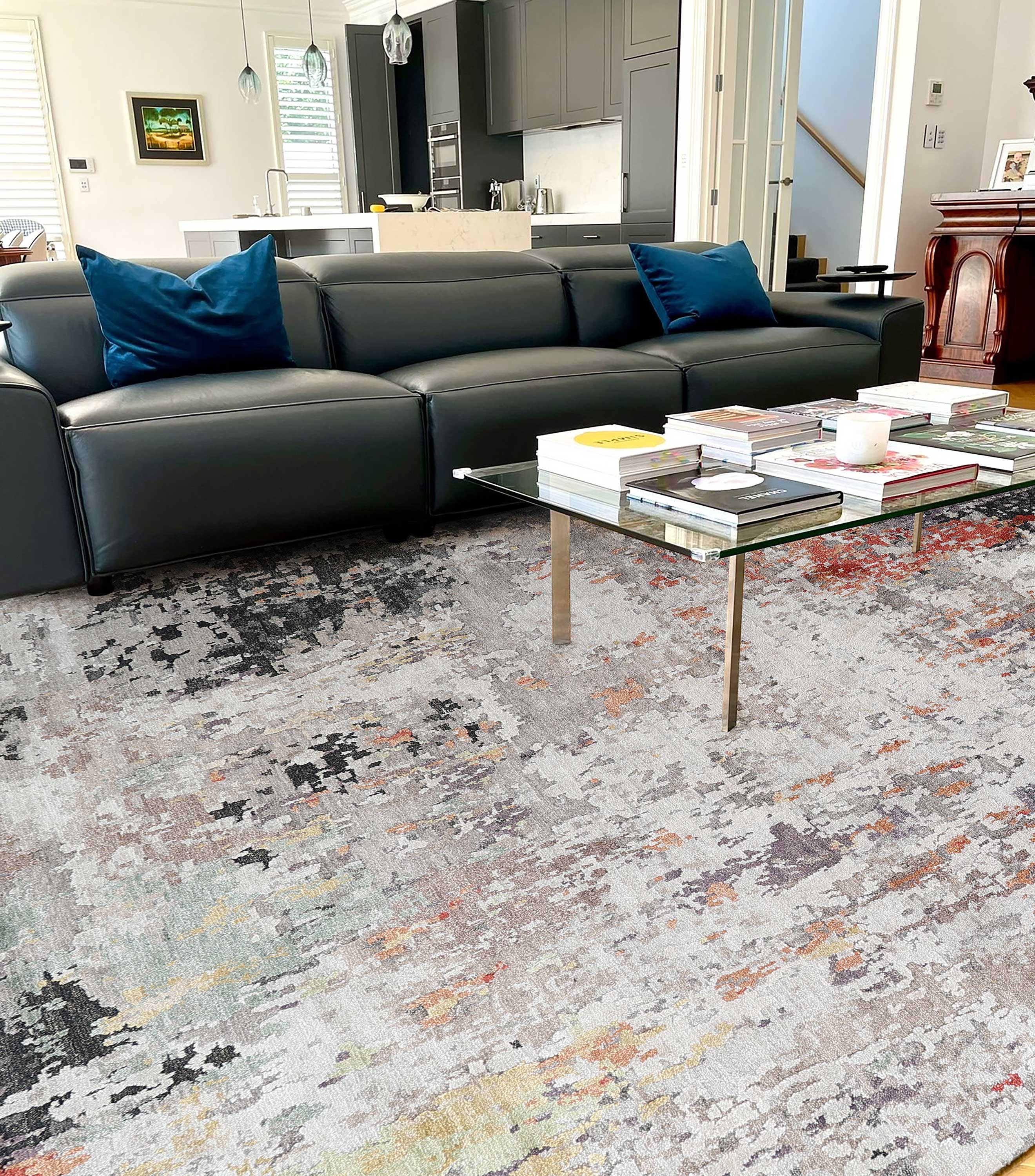 MONNET | 9' x 12' FT | MODERN RUGS | MULTI COLOR