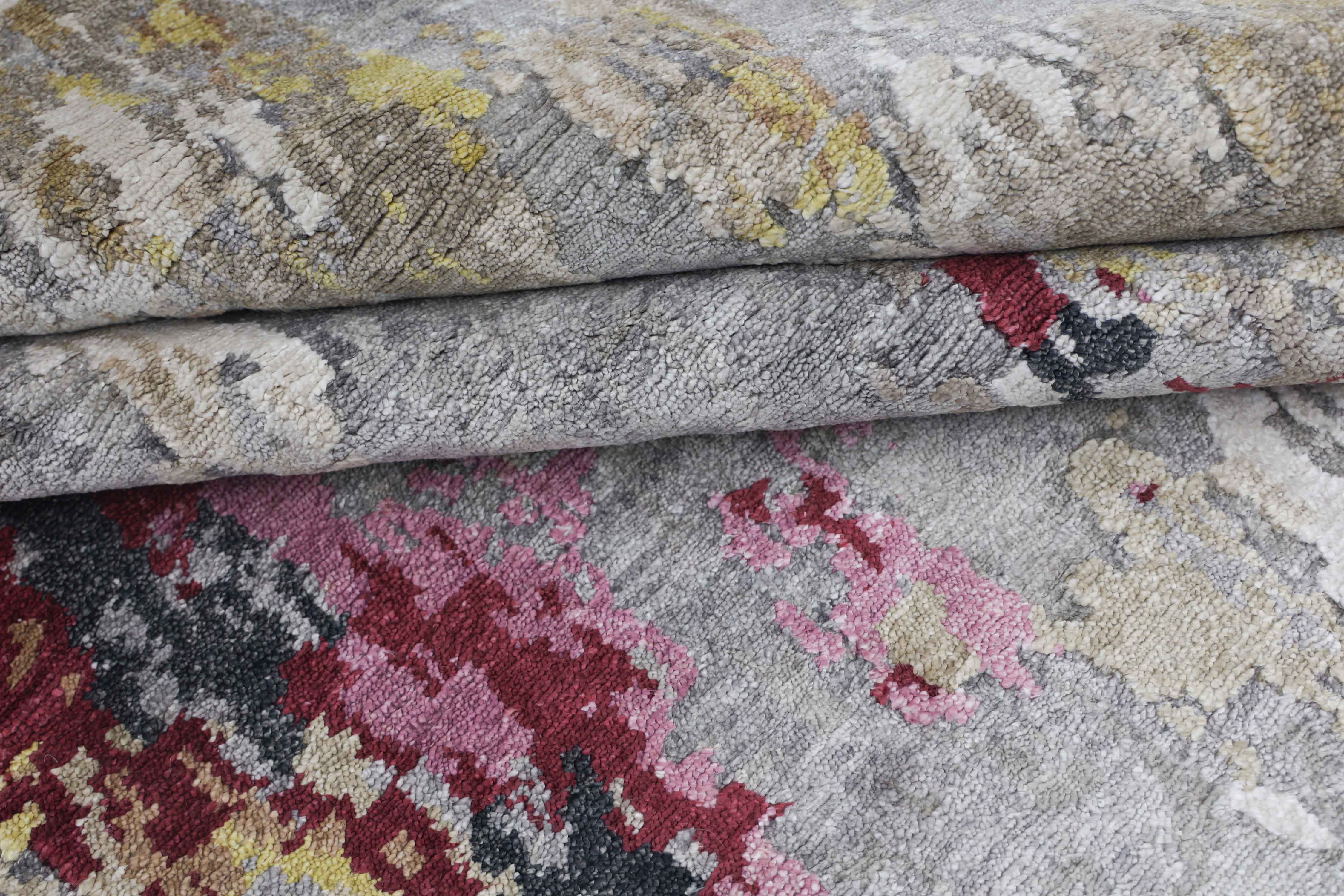 CHROMIRA | 6' x 9' FT | 8' x 10' FT |  9' x 12' FT | MODERN  RUGS | GREY MULTI COLOR