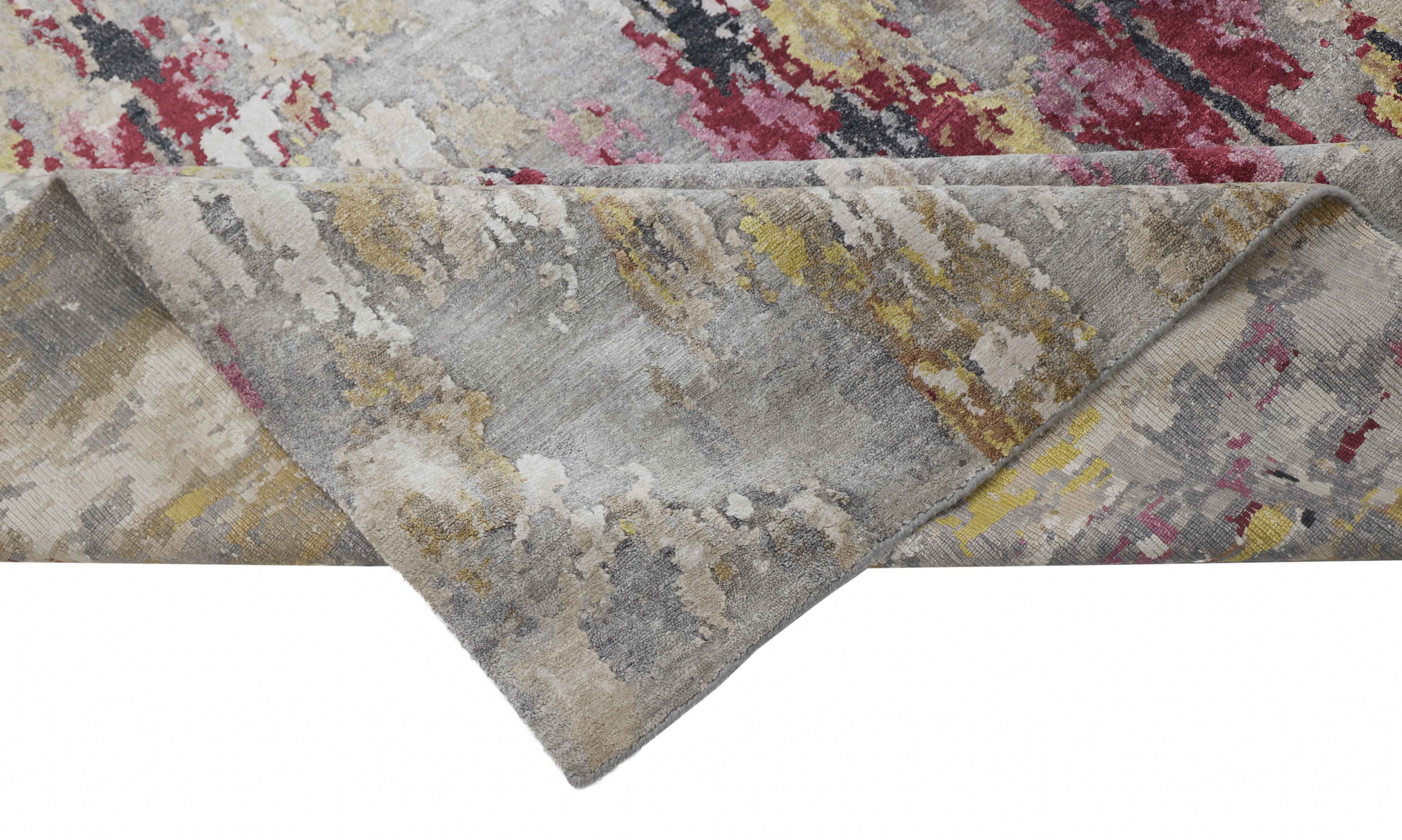 CHROMIRA | 6' x 9' FT | 8' x 10' FT |  9' x 12' FT | MODERN  RUGS | GREY MULTI COLOR