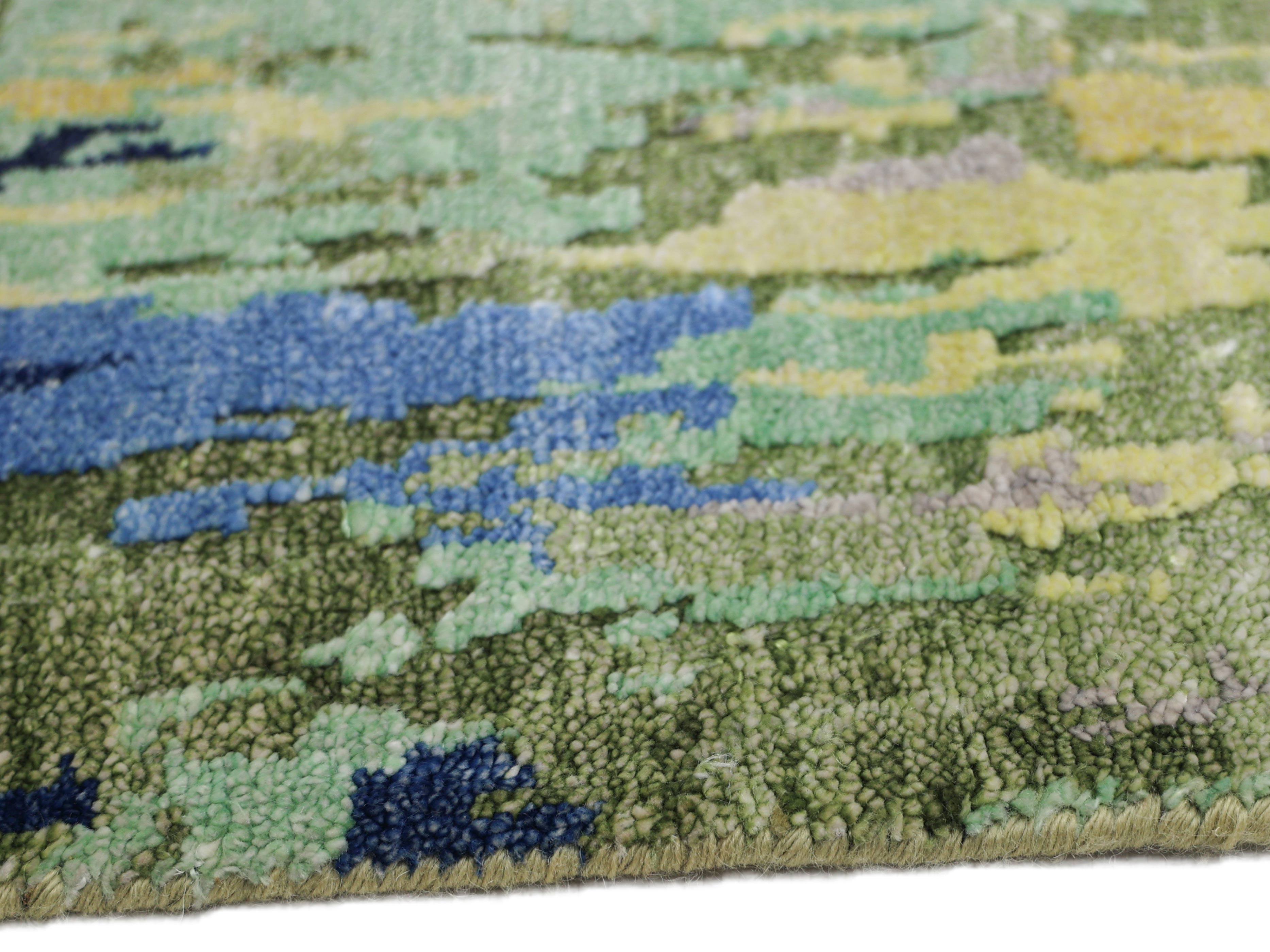 HUMAKONE | 5'6" x 8' FT | MODERN RUGS | MULTI COLOR