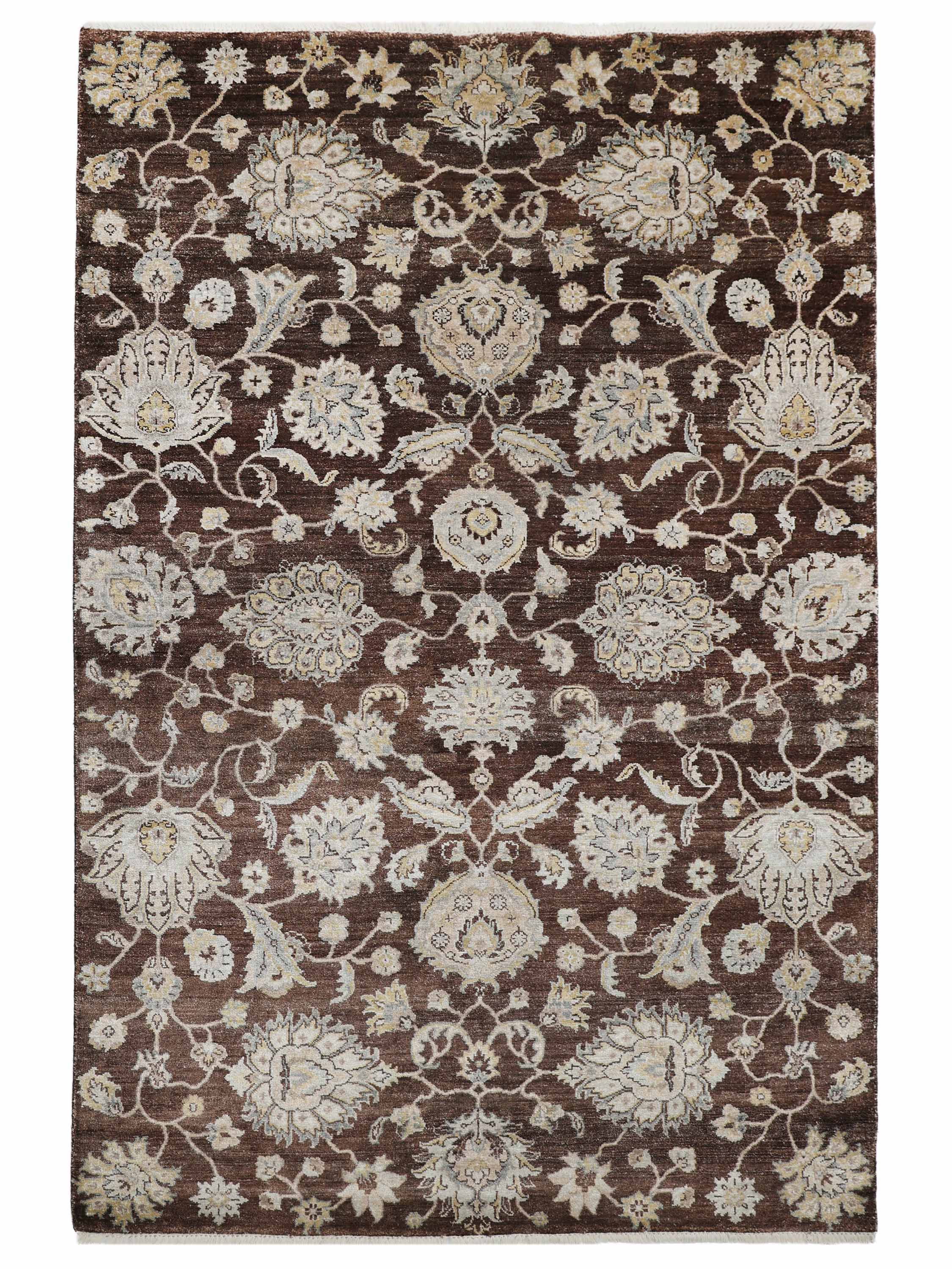 GLORIA | 5'6" x 8'6" FT | TRADITIONAL RUGS | BROWN COLOR