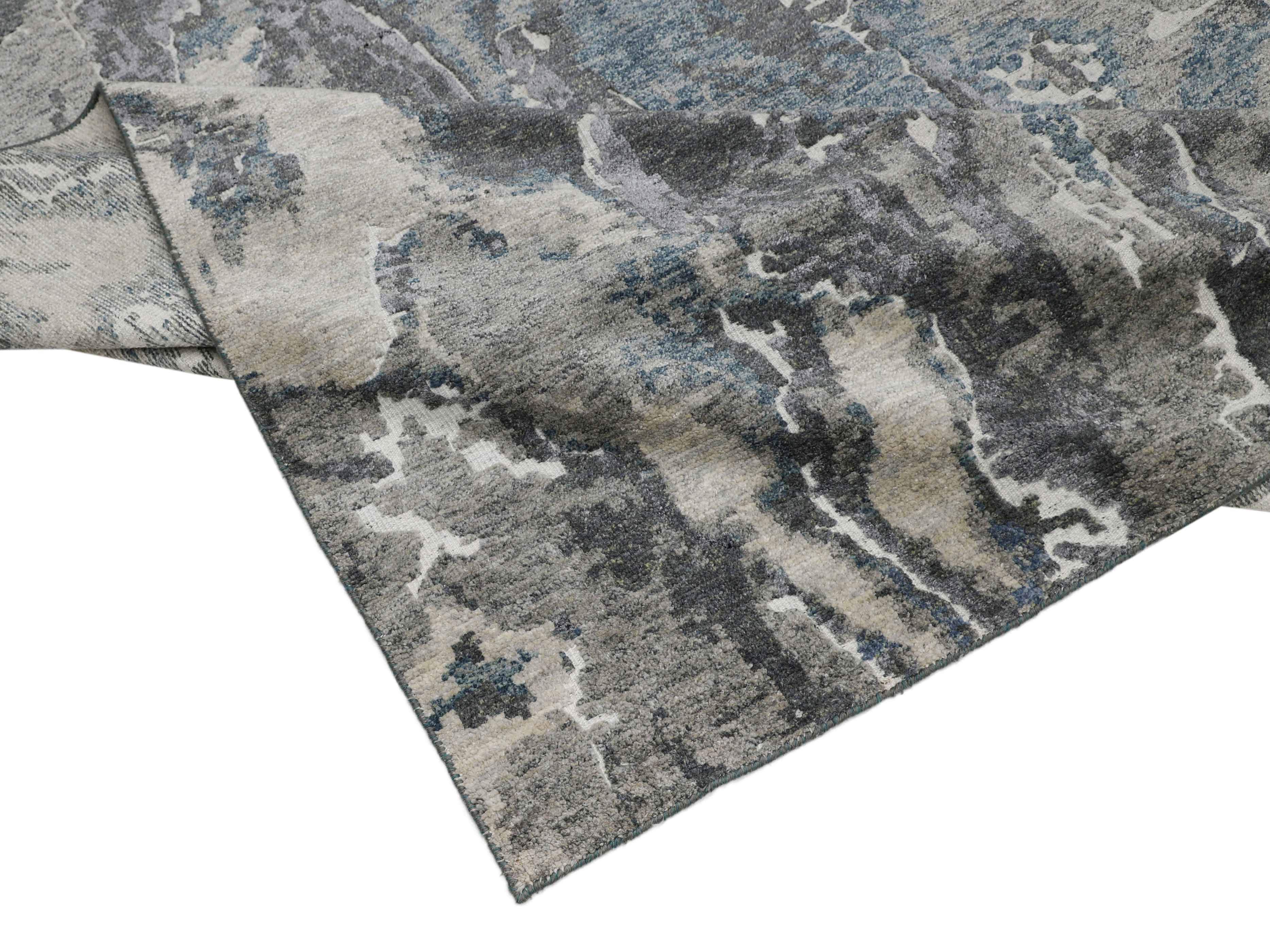 CAMDEN | 8' x 10' FT | MODERN RUGS | BLUE - GREY COLOR