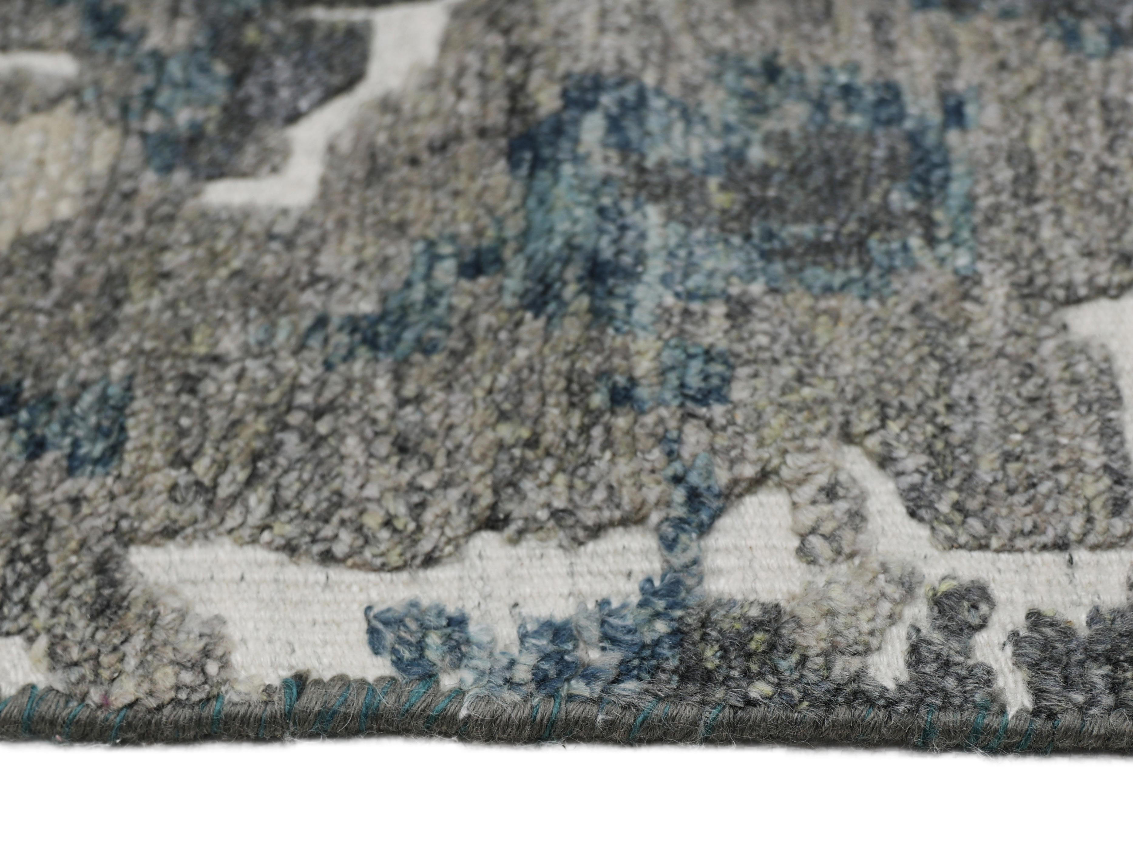 CAMDEN | 8' x 10' FT | MODERN RUGS | BLUE - GREY COLOR