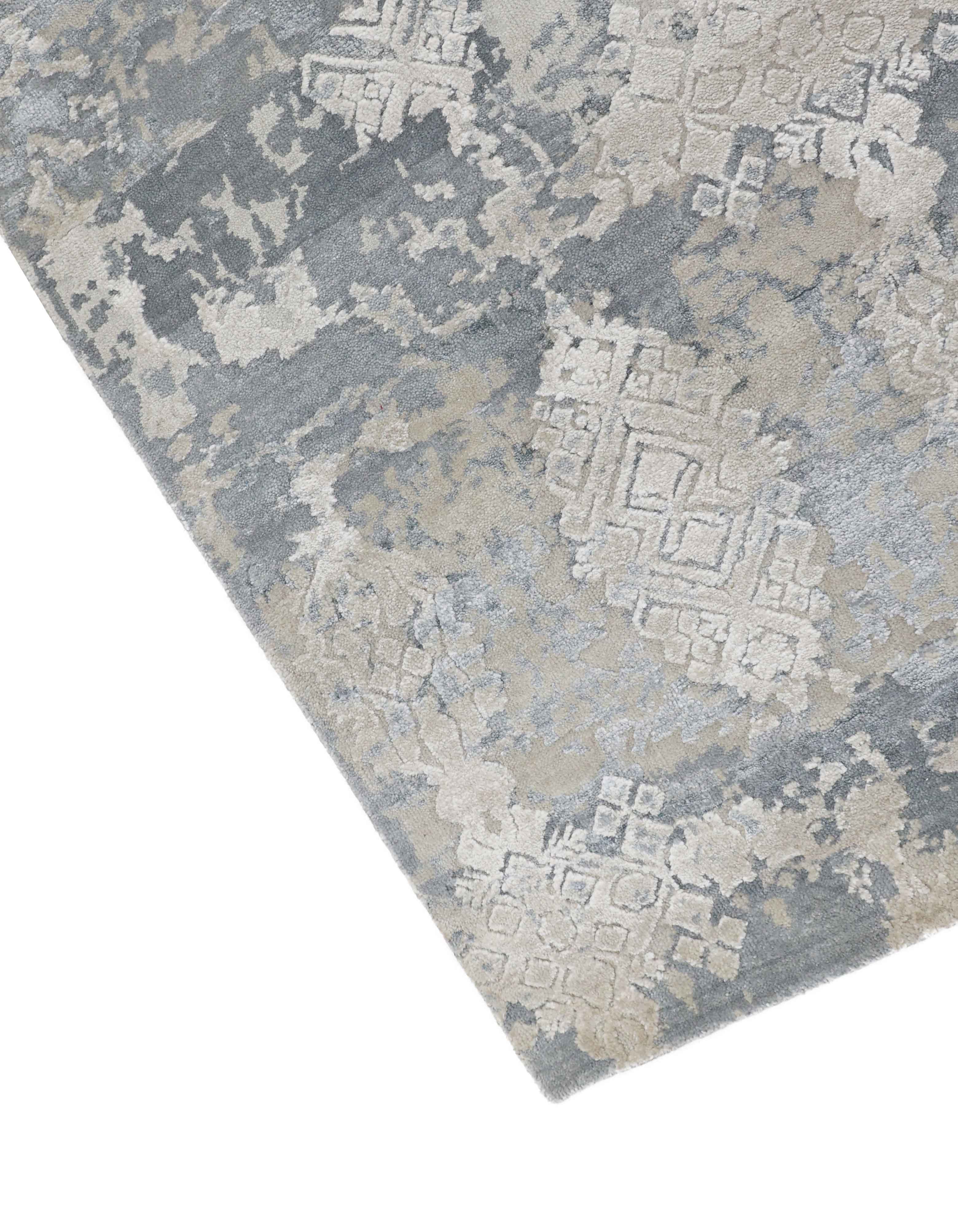 FRANCA | 8' x 10' FT | TRADITIONAL RUGS IVORY | BLUE COLOR